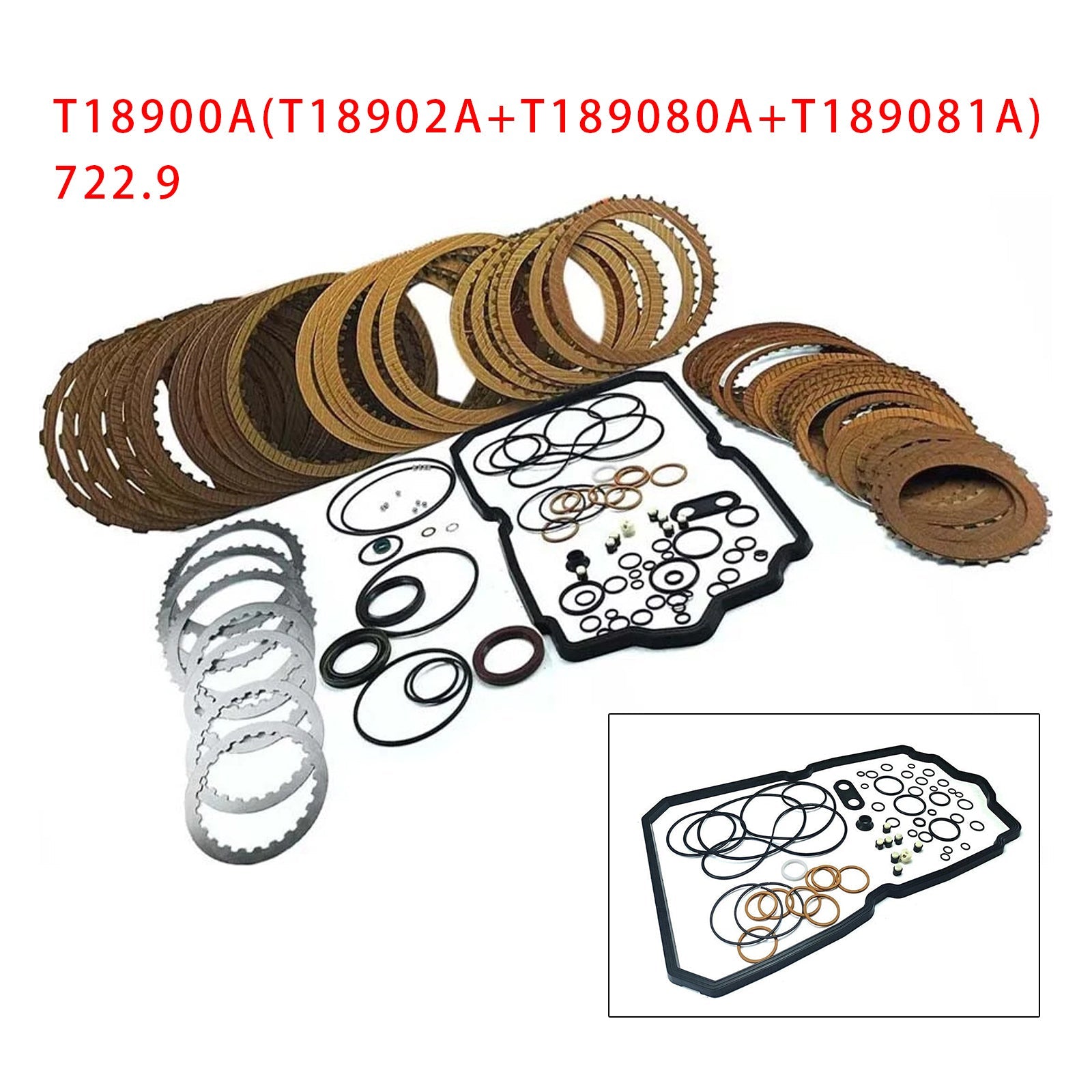 2007-2008 Mercedes-Benz R320 V6 3.0L DIESEL 7 SpdRWD/4x4 722.9 Transmission Rebuild Kit Overhaul Seal Clutch Plates