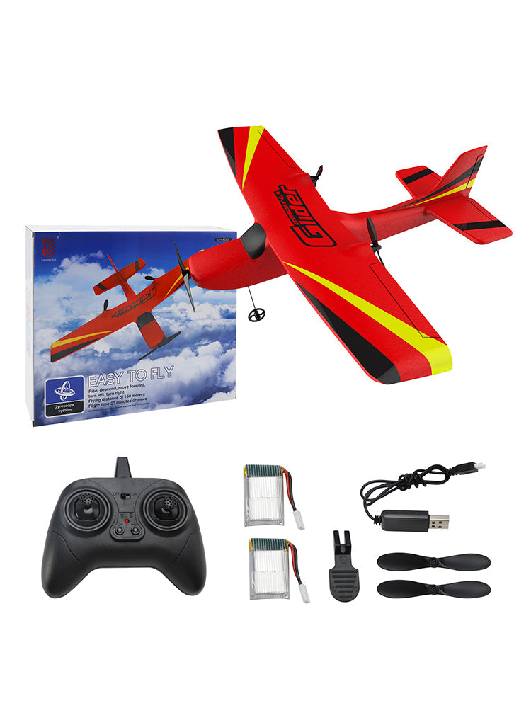 Z50 2 Channels Indoor Airplane Aircraft Remote Control Plane With 2Batteries