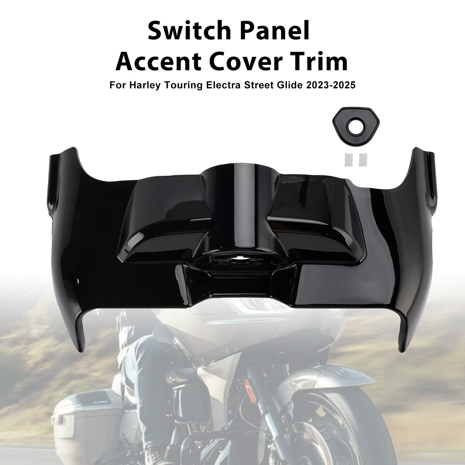 2023-2025 Touring Electra Street Glide Switch Panel Accent Cover Trim