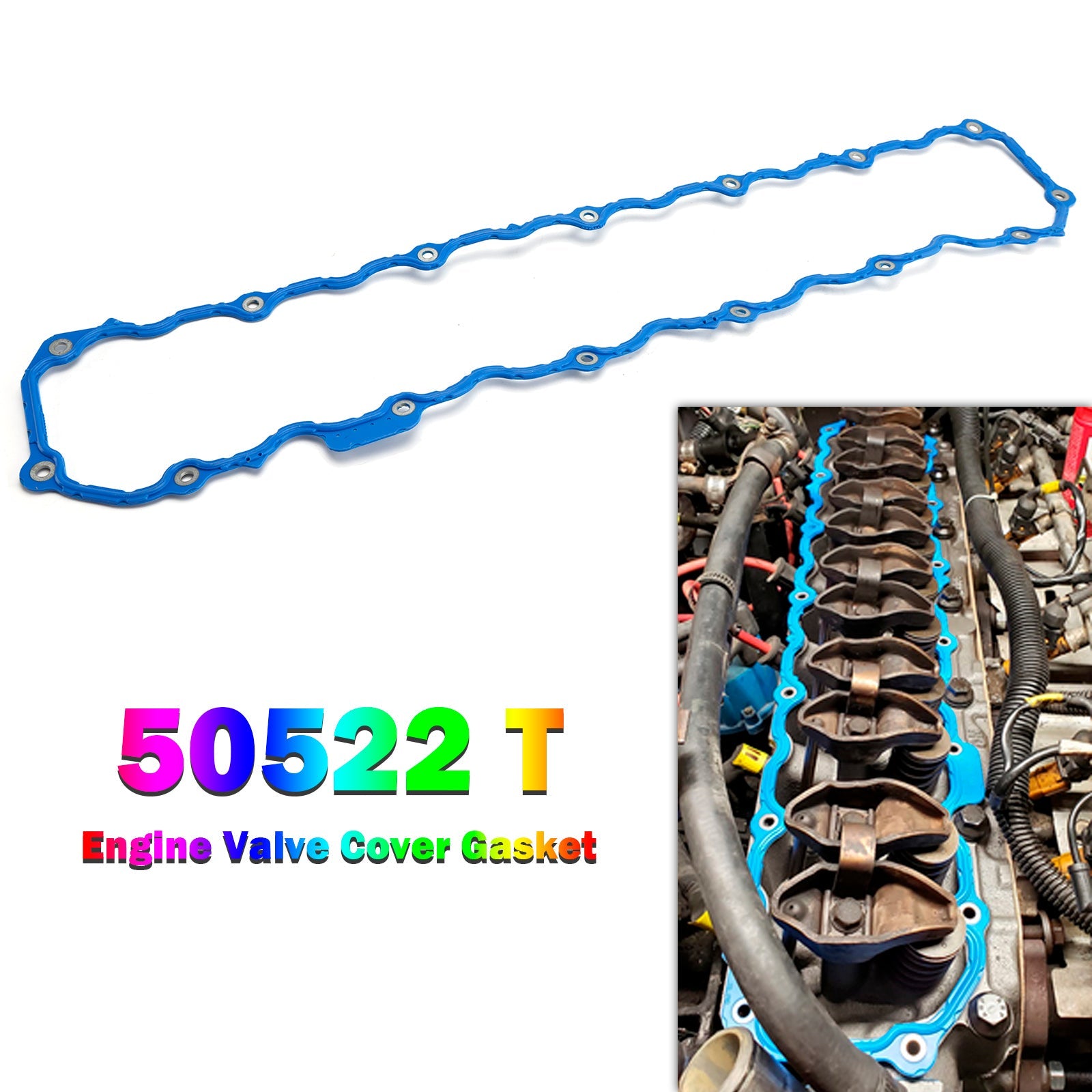 50522 T Engine Valve Cover Gasket for Jeep Cherokee Wagoneer Wrangler