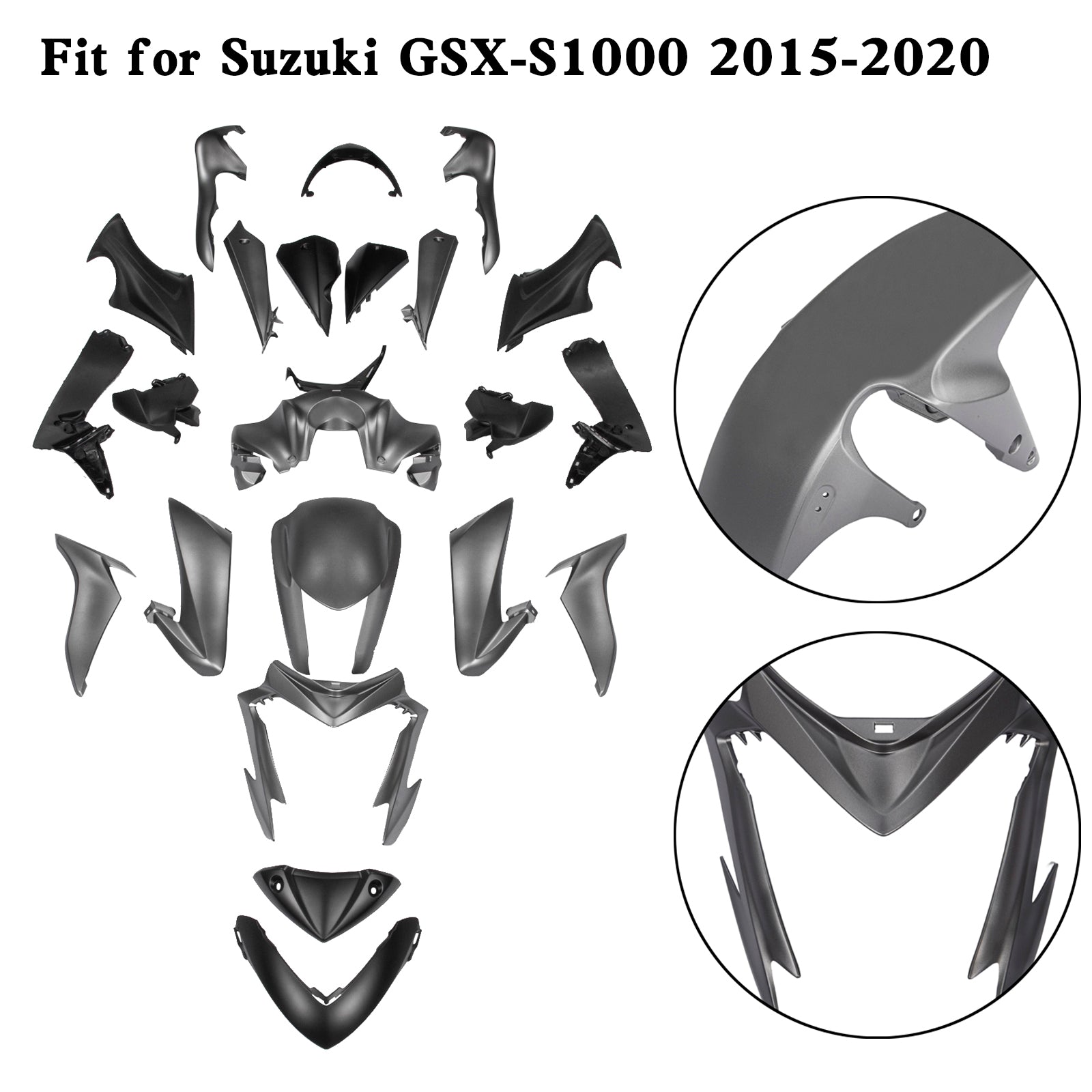 Suzuki GSX-S 1000 GSXS 2015-2020 Plastic Bodywork Fairing Kit