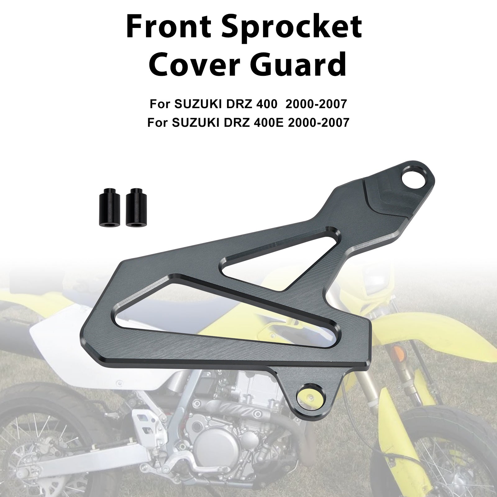 Front Sprocket Cover Guard For Suzuki DR-Z400SM 2000-2024 DRZ400/S/E