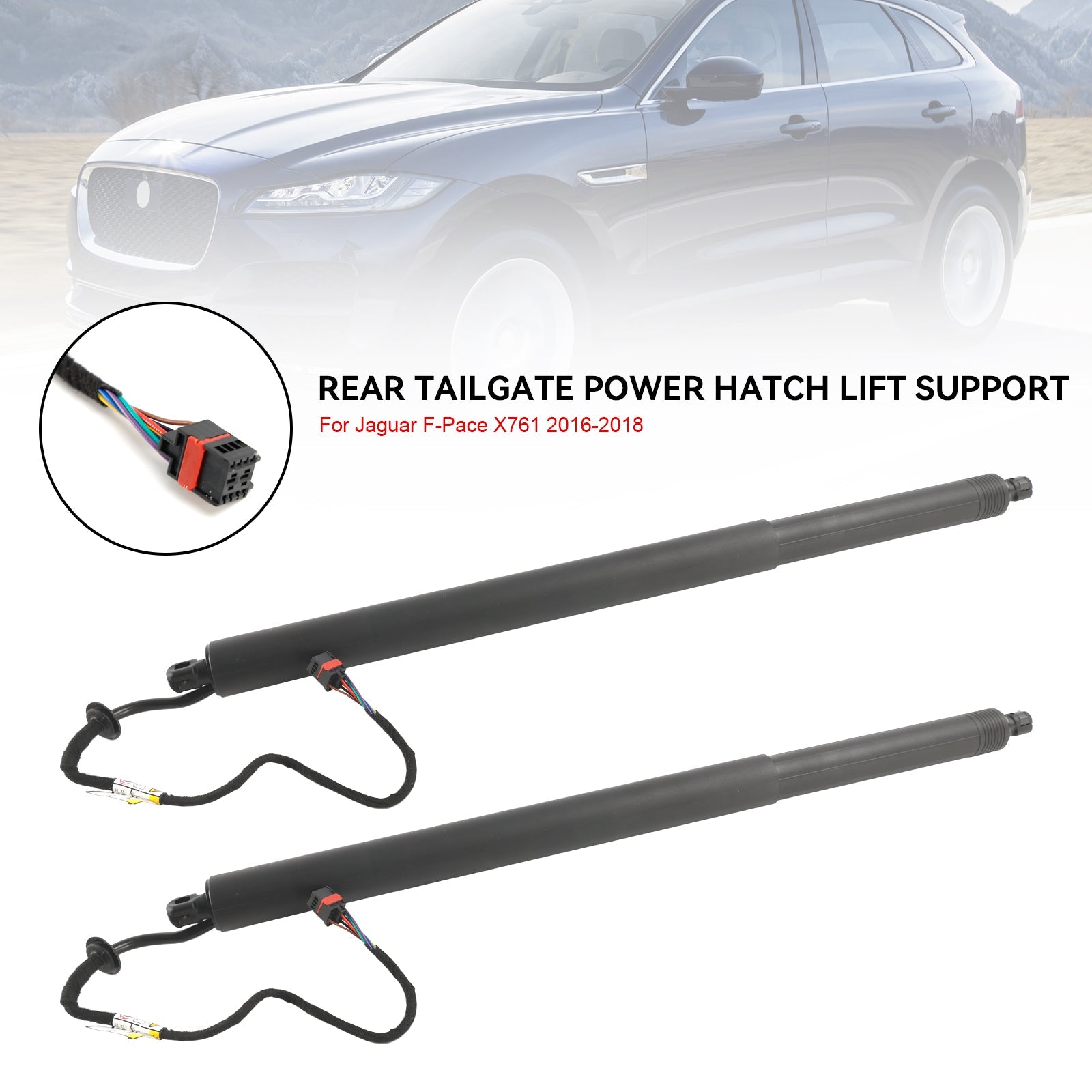 2016-2018 Jaguar F-Pace X761 2PCS Rear Electric Tailgate Struts HK8370354AA T4A1144 462420086