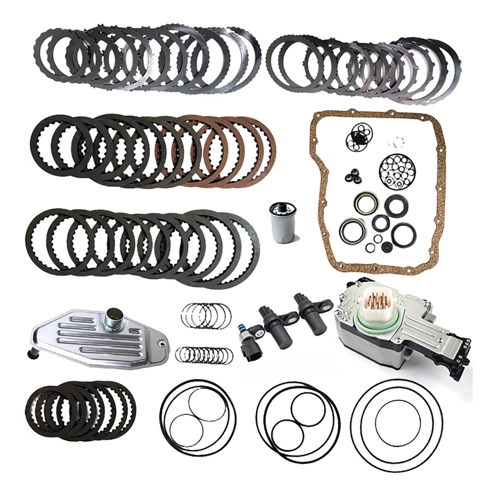 2006-2017 Dodge Durango 5.7L Transmission Master Rebuild Kit & 4WD Filter Friction Steel 45RFE 545RFE 65RFE