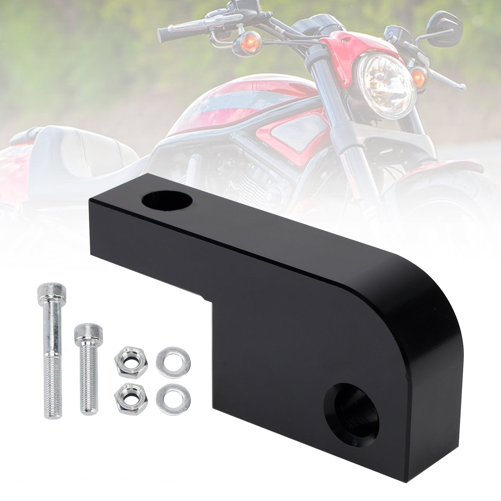 Headlight Mount Bracket Headlamp Forward Adapter For Dyna T-Sport FXDL FXDF FXDB