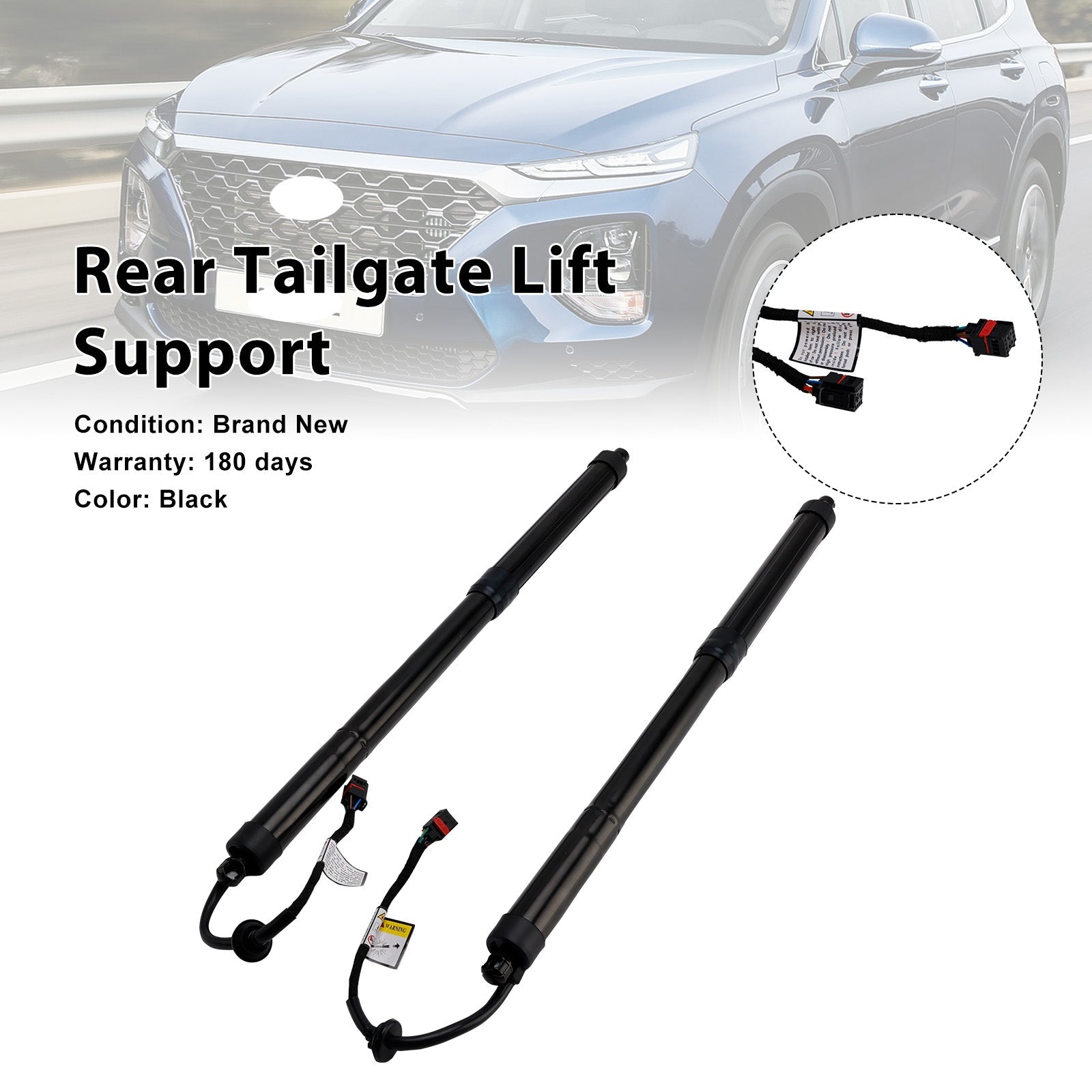 2013-2019 Hyundai Santa Fe Sport Utility 2PCS Rear Tailgate Power Hatch Lift Support