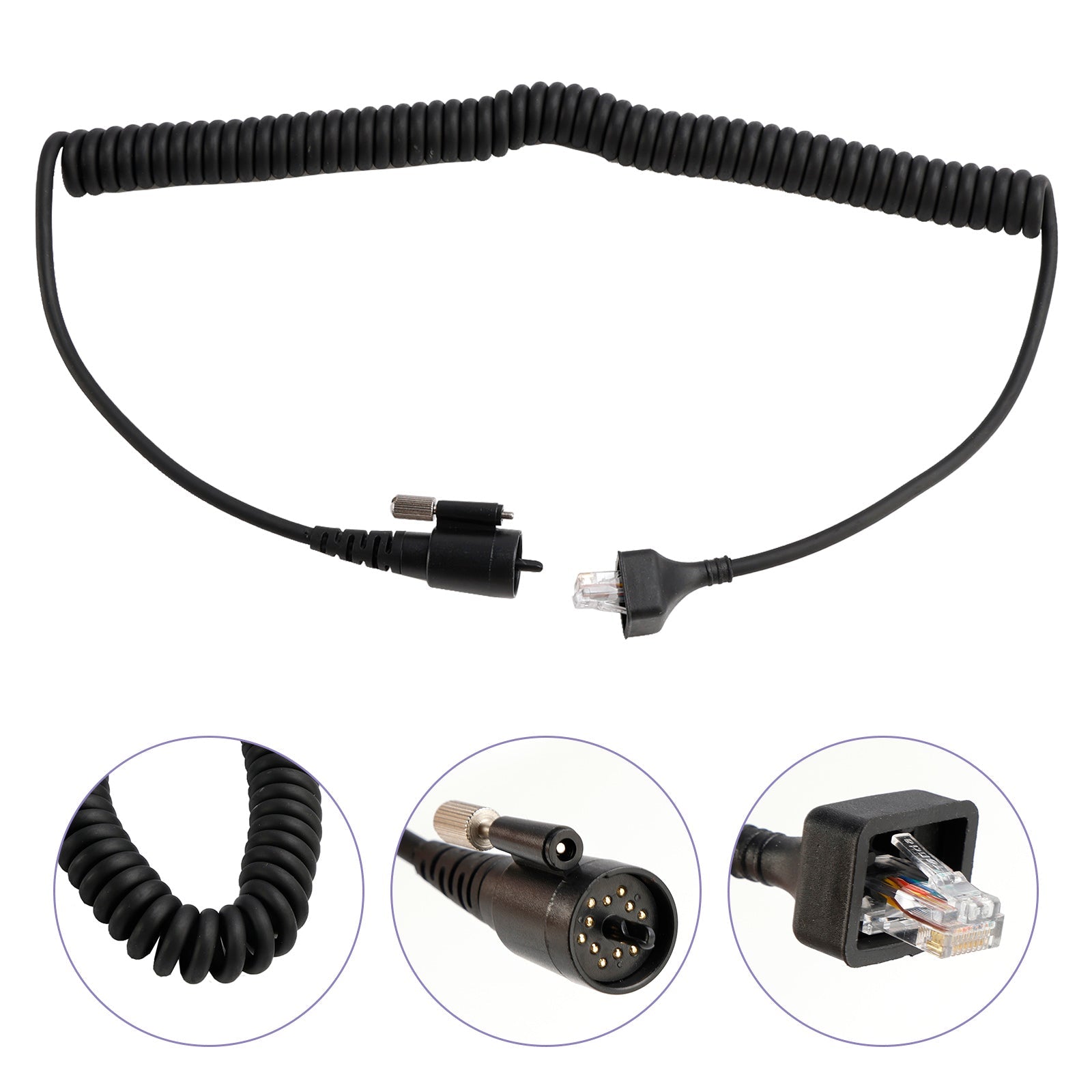 KMC27 Microphone Hand Microphone Cable For KENWOOD TK-890 TK-5710 TK-5810 TK-5910