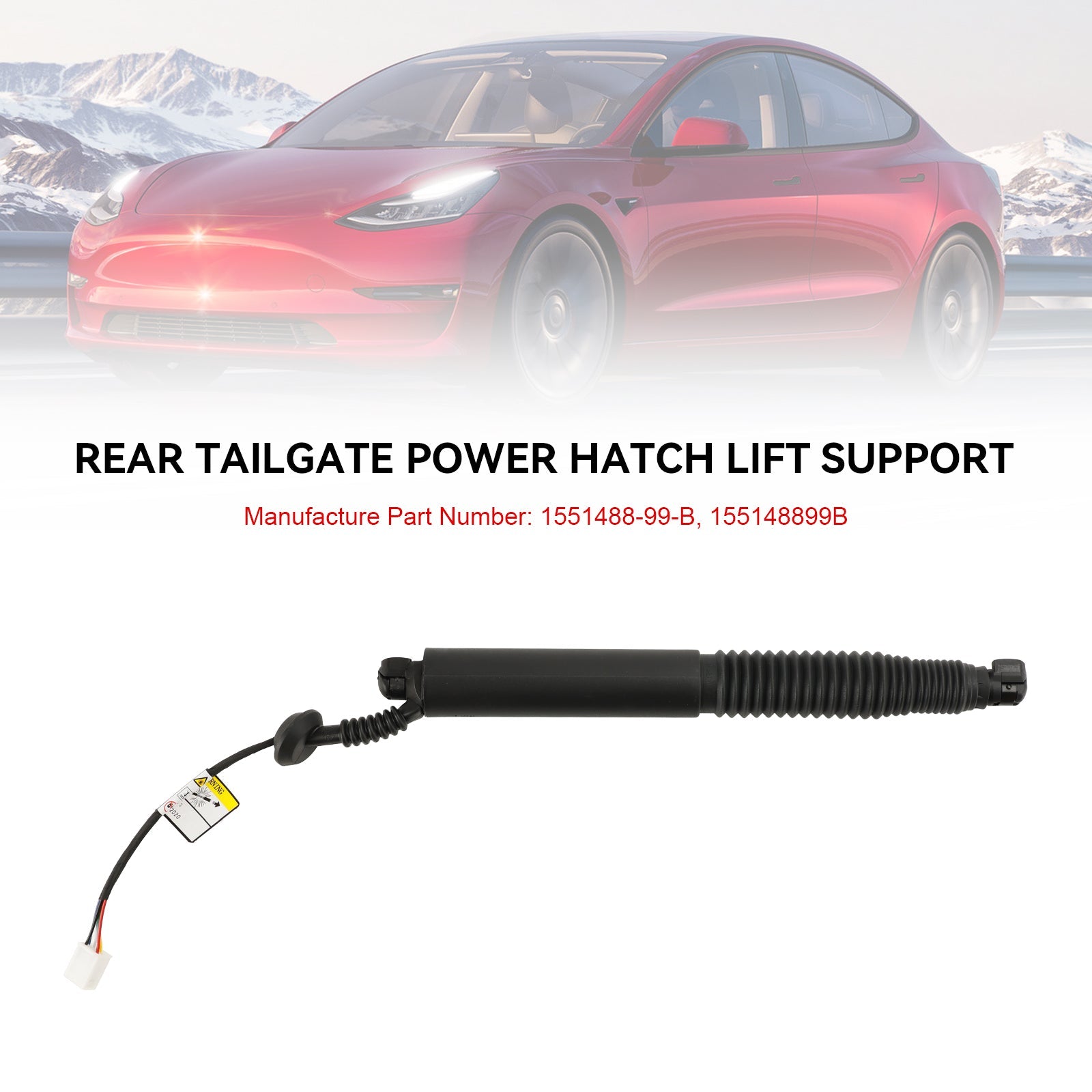 2021-2023 Tesla Model 3 Left Side Power Tailgate Power Lift Support Struthz