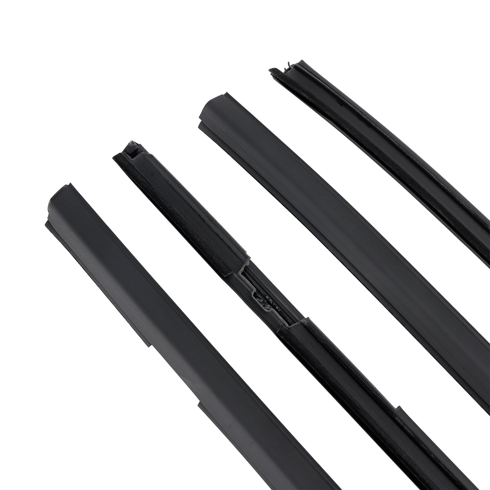 2001-2008 Honda FIT JAZZ 1st gen 4PCS Weatherstrip Rubber Seal Door Belt