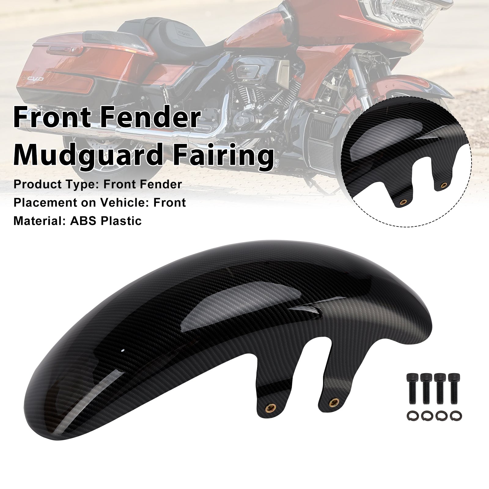 2023-2025 Touring CVO Road Glide / Street Glide Front Fender Mudguard Fairing