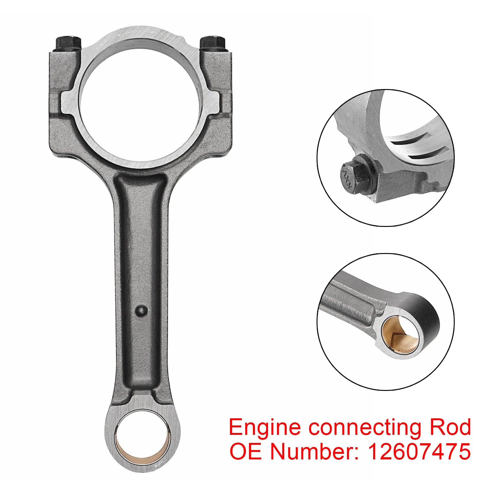 Engine Floating Pin Connecting Rod 12607475 For GM 5.3L 6.0L 6.2L LS2 LS3 Gen IV