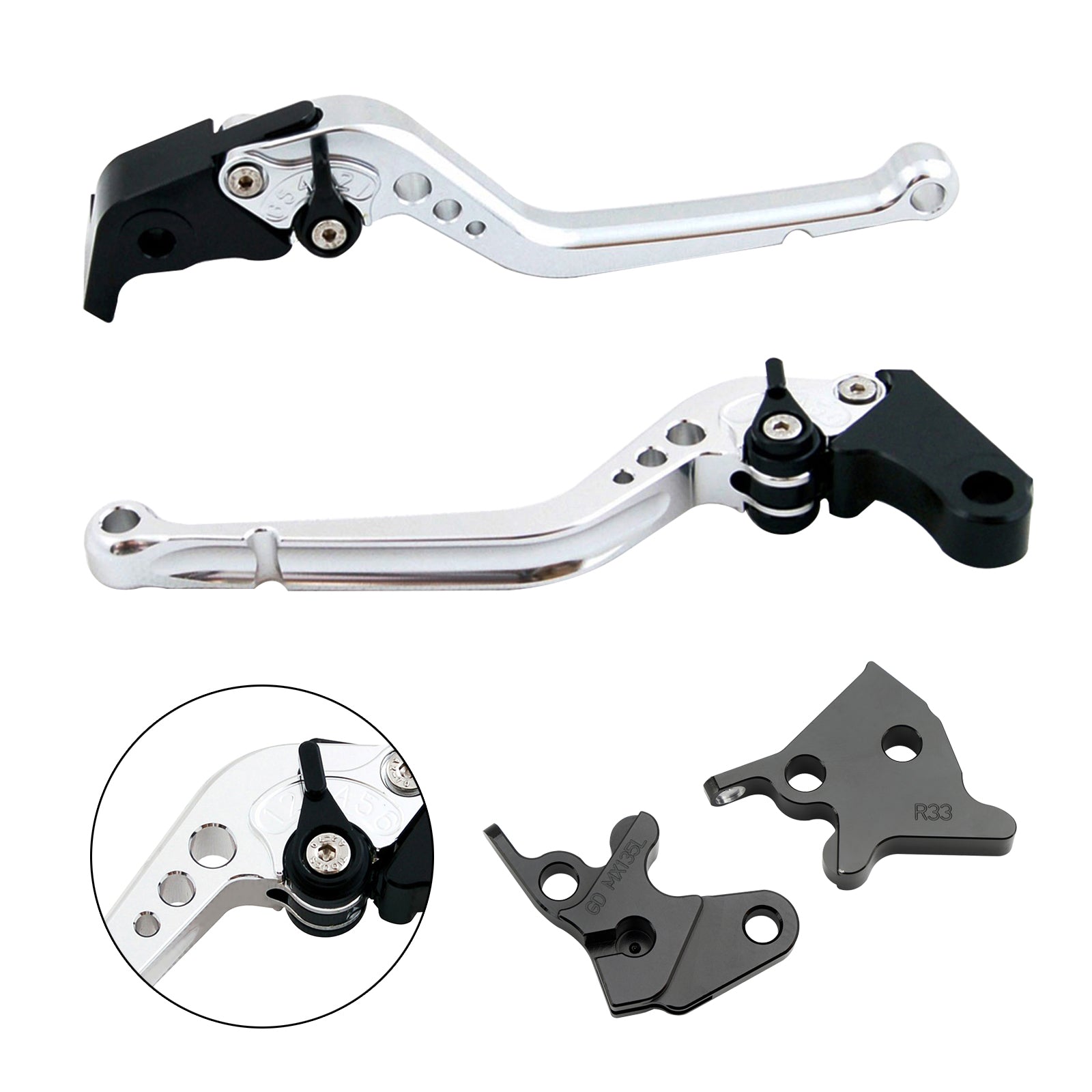 2005-2014 야마하 YBR125 롱 클러치 브레이크 레버