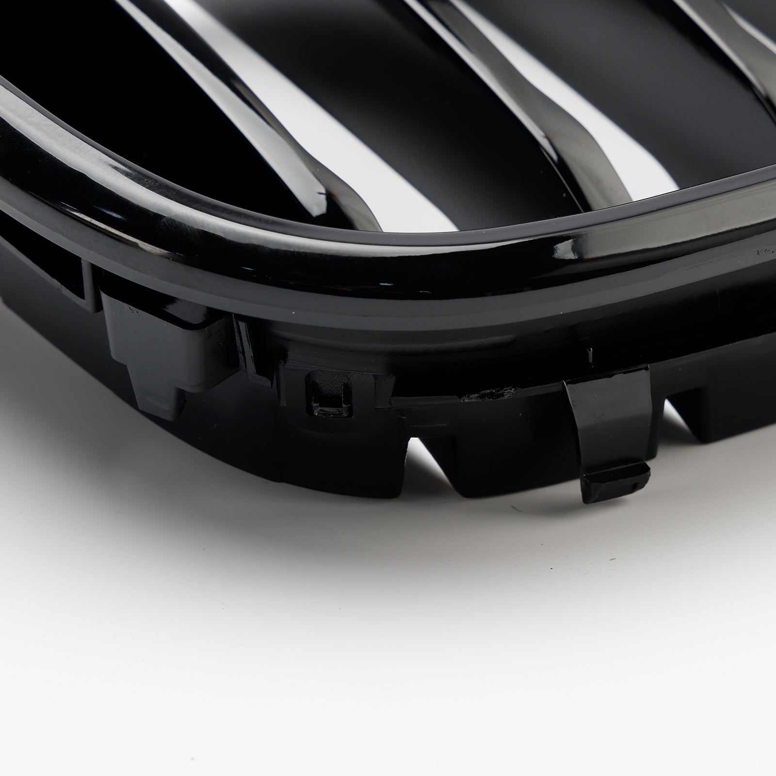 광택 검은 전면 신장 그릴 메쉬 그릴 피트 BMW X4 G02 X3 G01 G08 2018-2021