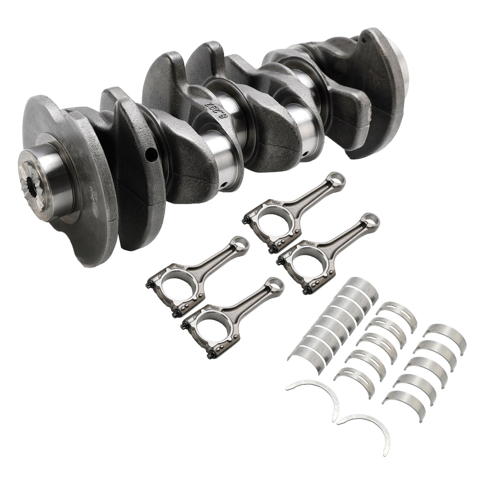 Crankshaft & Bearing & Rod Kit 06H105021M for 2009-2016 VW CC 2.0T Sedan A/T & M/T FWD All Trims Executive Lux Sport Trend