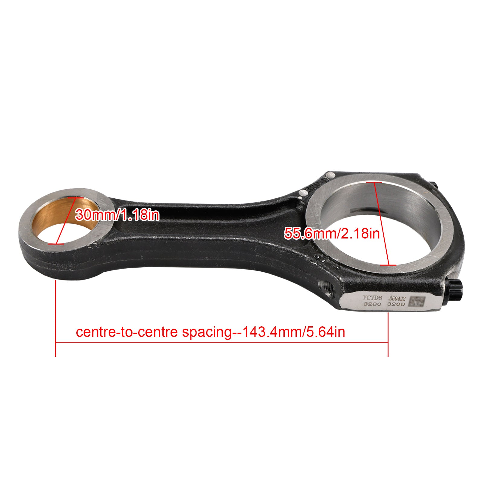 4x Engine connecting Rod 6510300020 For Mercedes OM651 W176 C117 W212 C218