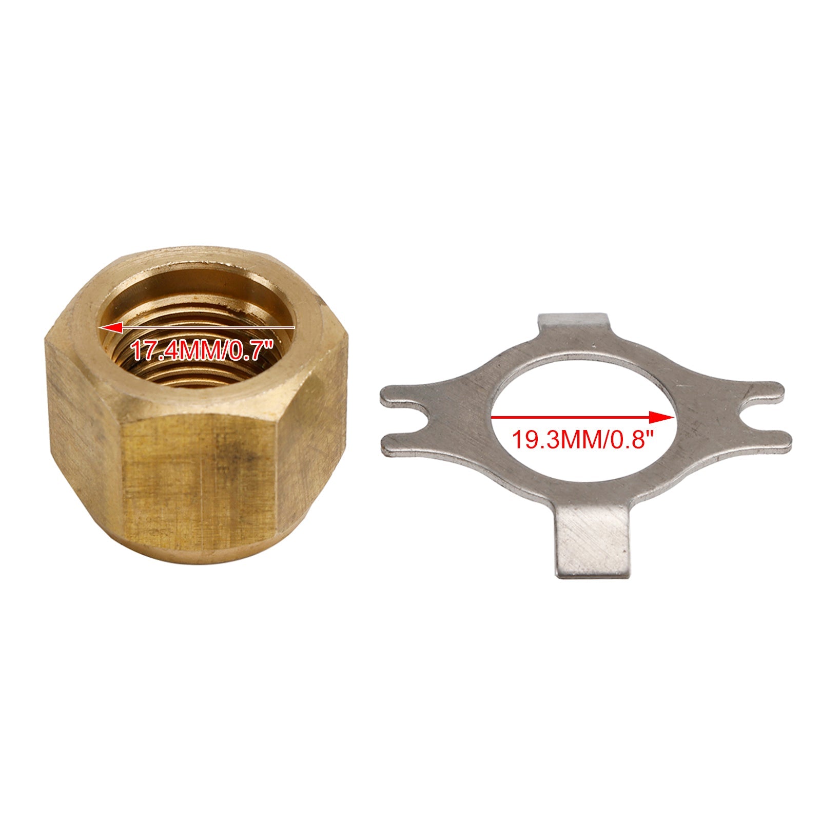 Mercury Mercruiser Propeller Nut with Locking Plate fit for 11-8M0056234