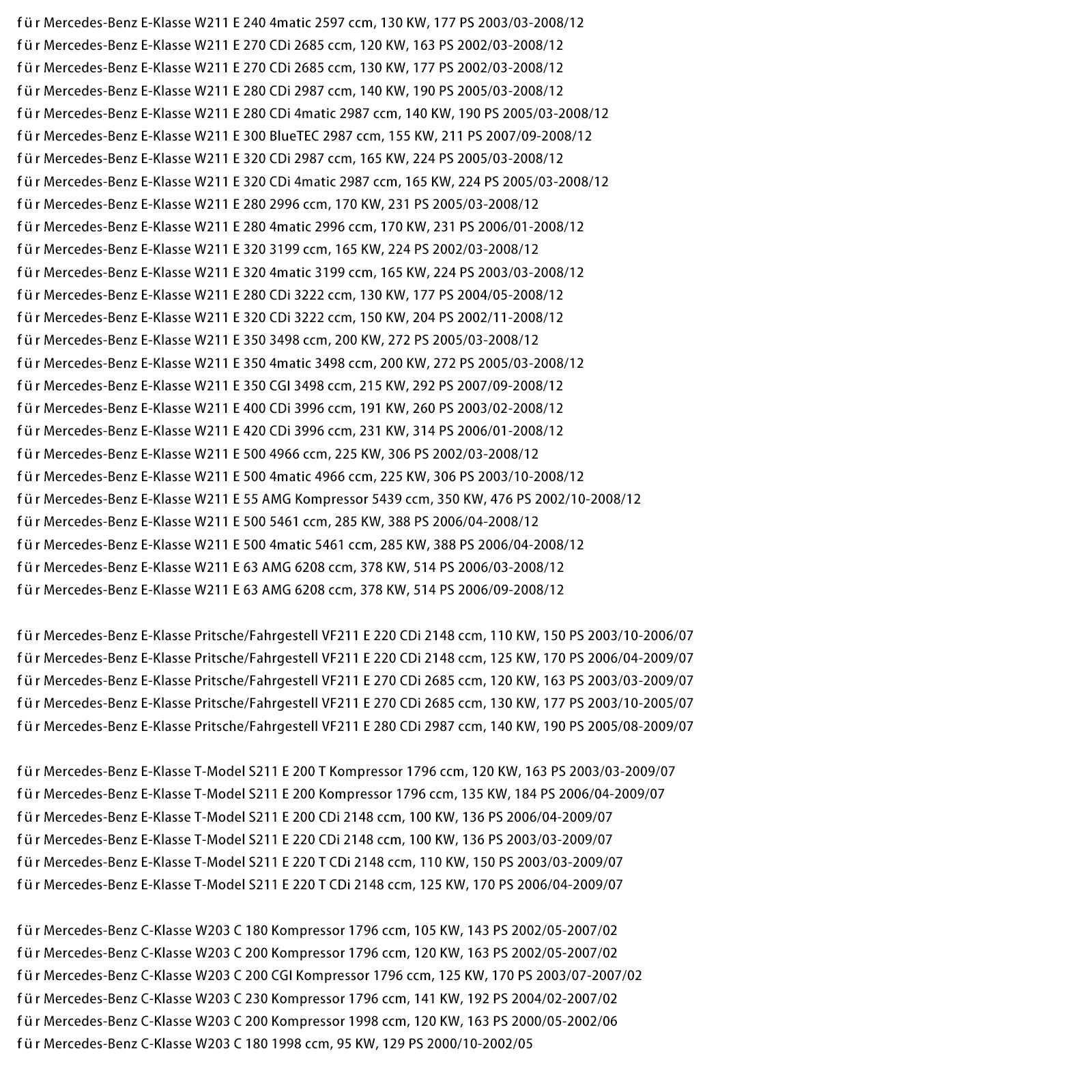 Tailgate Trunk Lock A1717500085 For Mercedes C-class CLK C209 W203