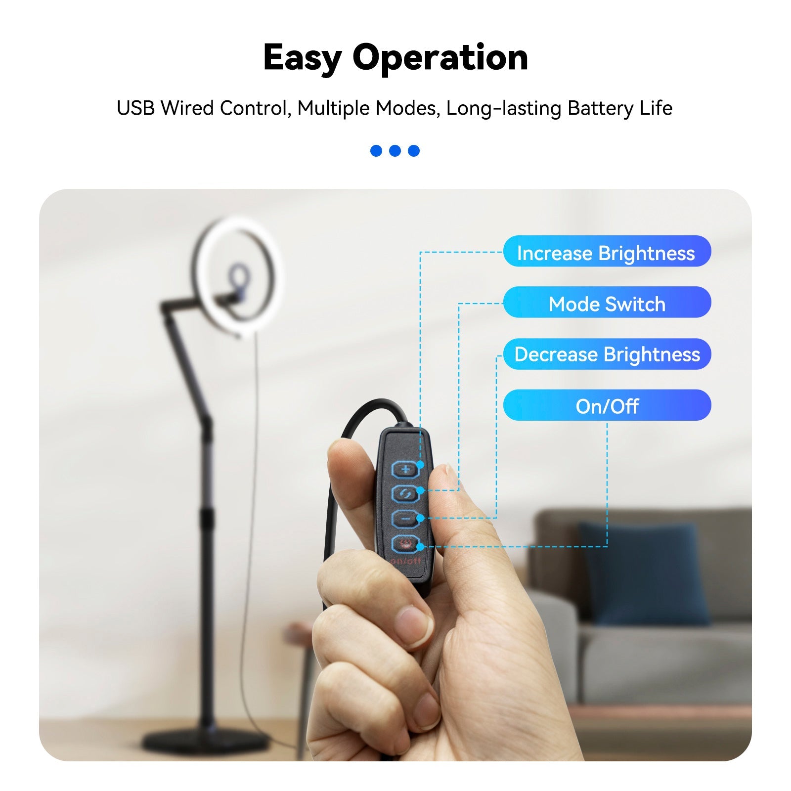 Mobile Video Live Broadcast Bracket Ring Fill Light Beauty Desktop Fill Light