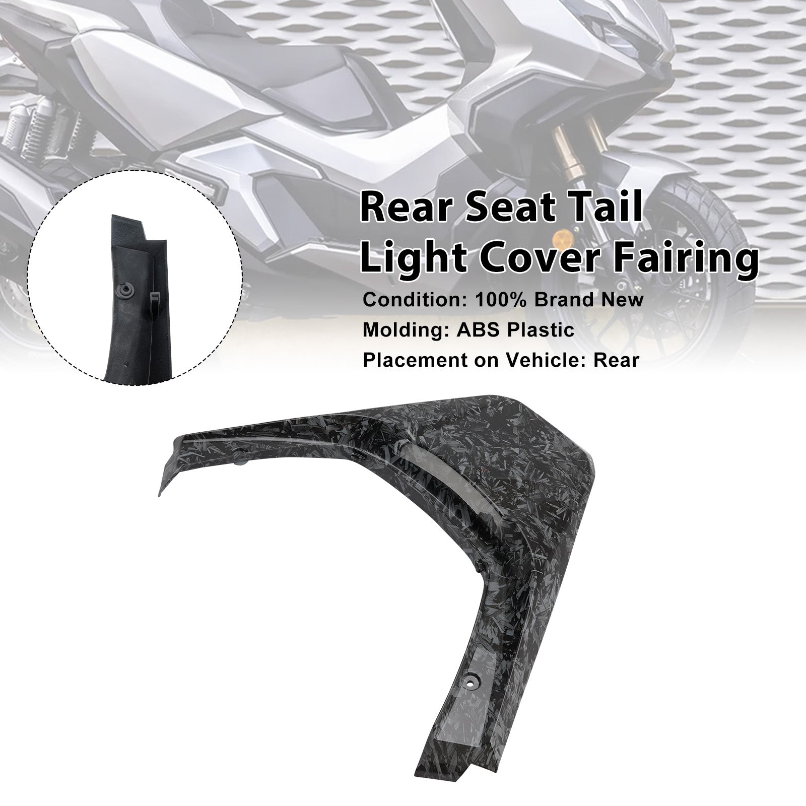 2022-2025 Honda ADV 350 Rear Seat Tail Light Cover Fairing