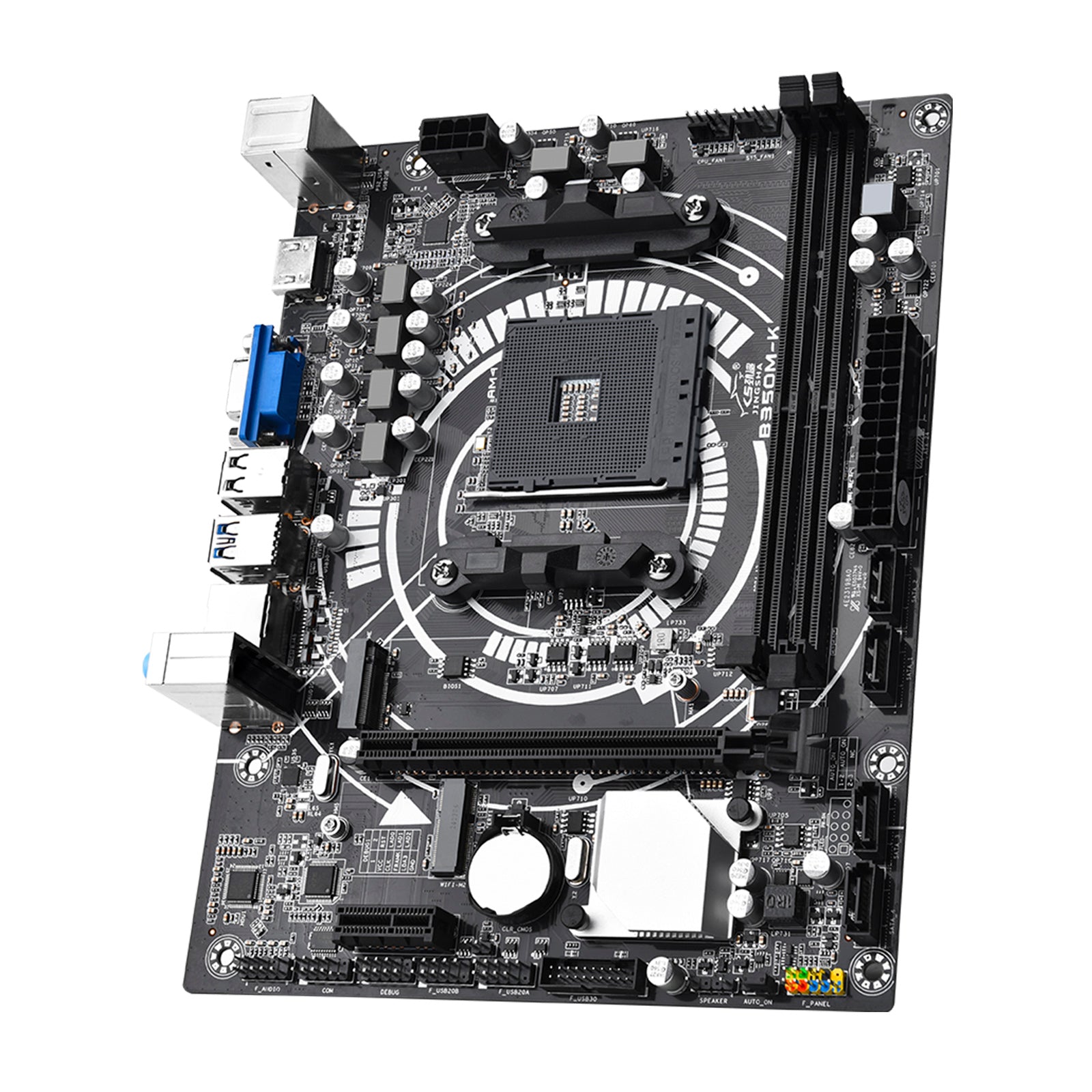 B350M-K Computer Motherboard Desktop DDR4 AM4 CPU WIFI NVME Gigabit Network Card