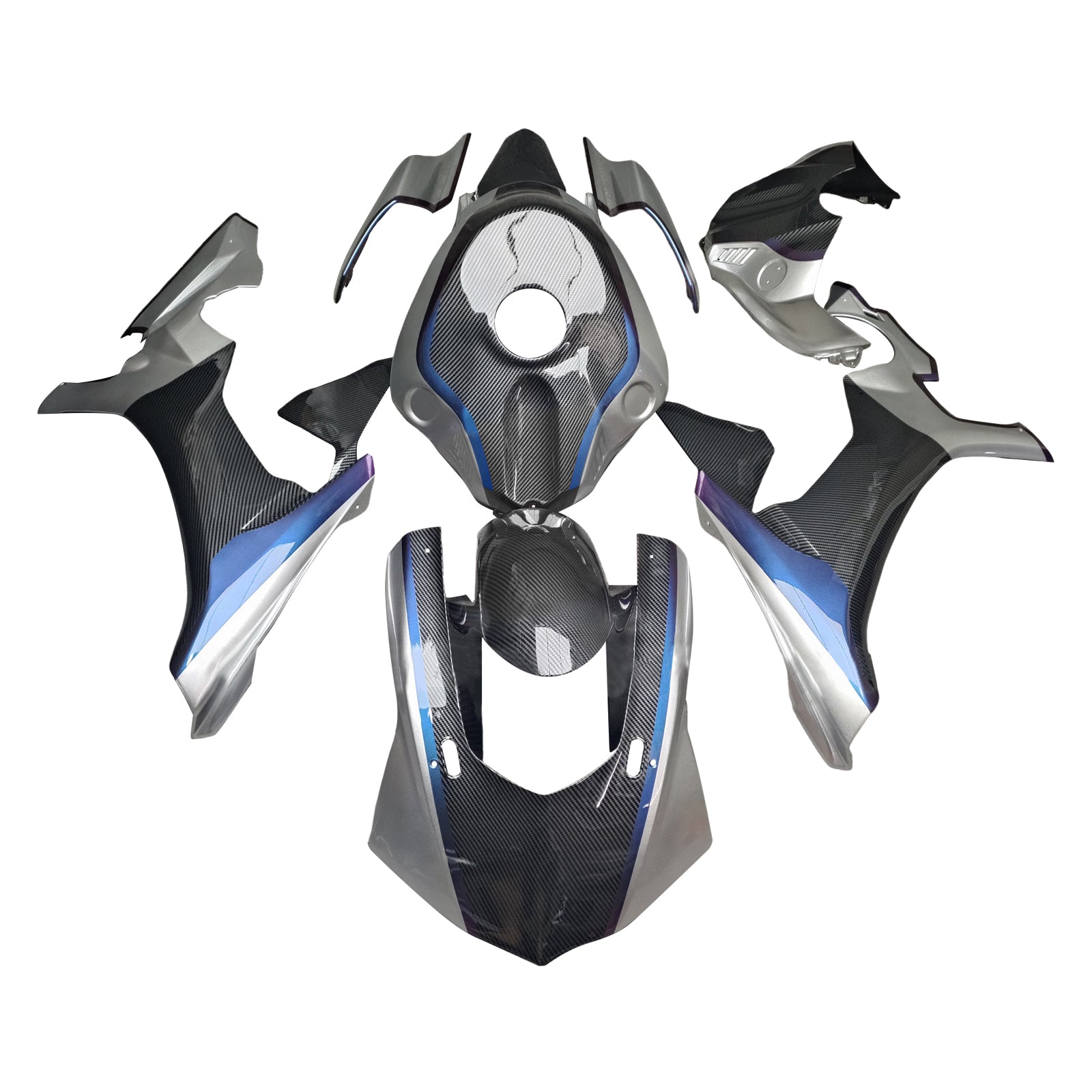 Injection Fairing Kit Bodywork Plastic ABS For Yamaha YZFR1 YZF-R1 2015-2019
