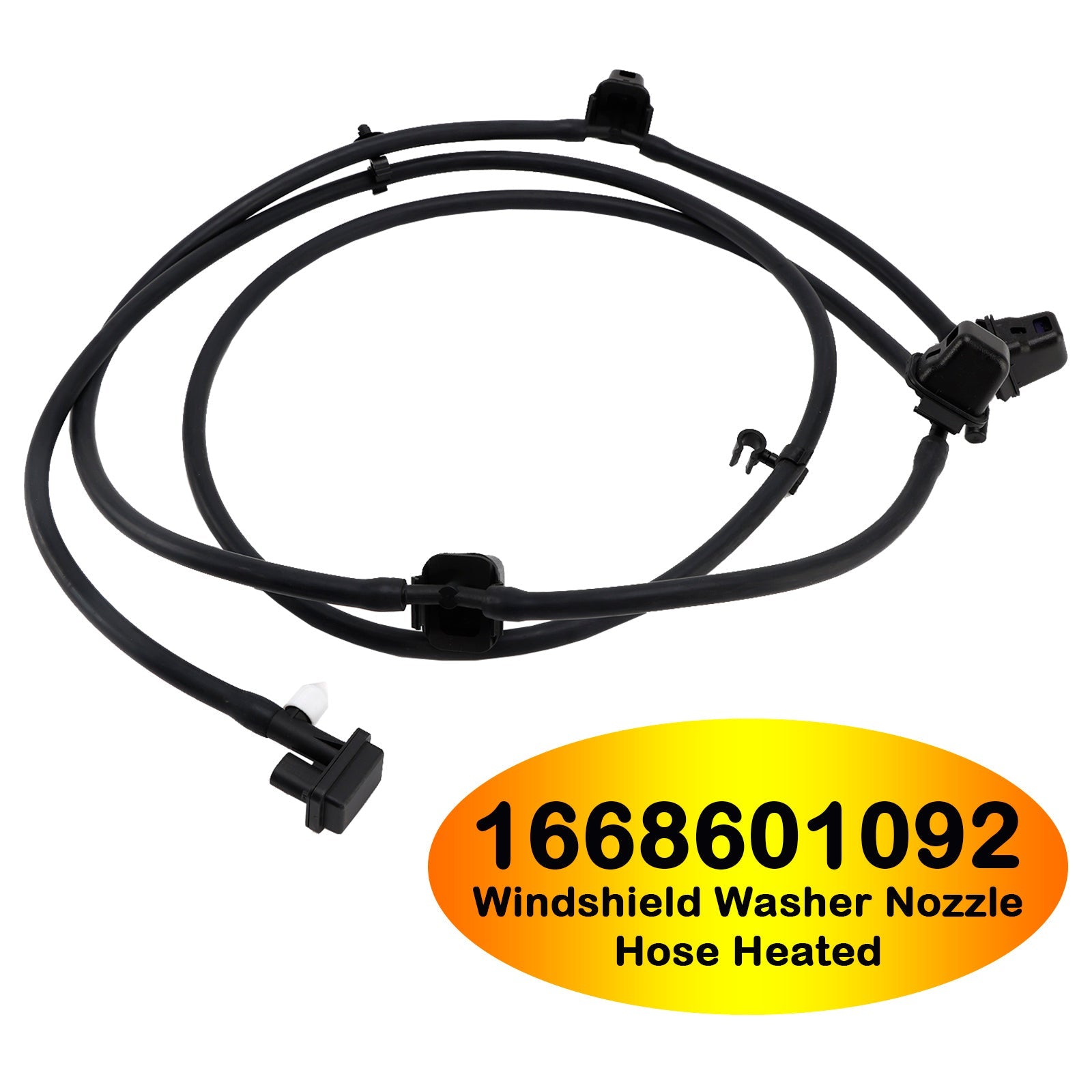 Mercedes-Benz GLE GLS C292 M-Class W166 X166 Windshield Washer Nozzle Hose Heated 1668601092