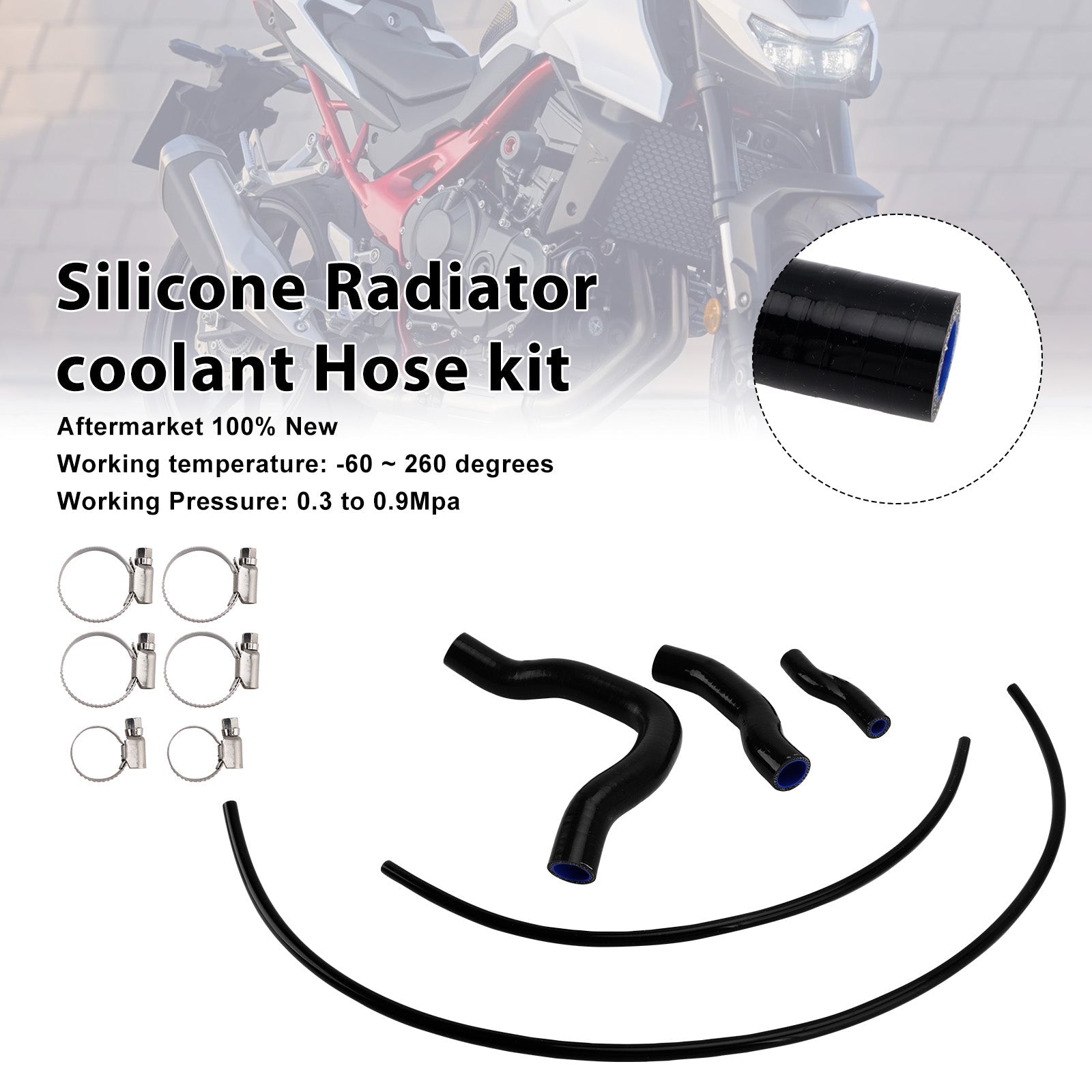 2023-2025 Honda XL750 Transalp Silicone Radiator coolant Hose Kit