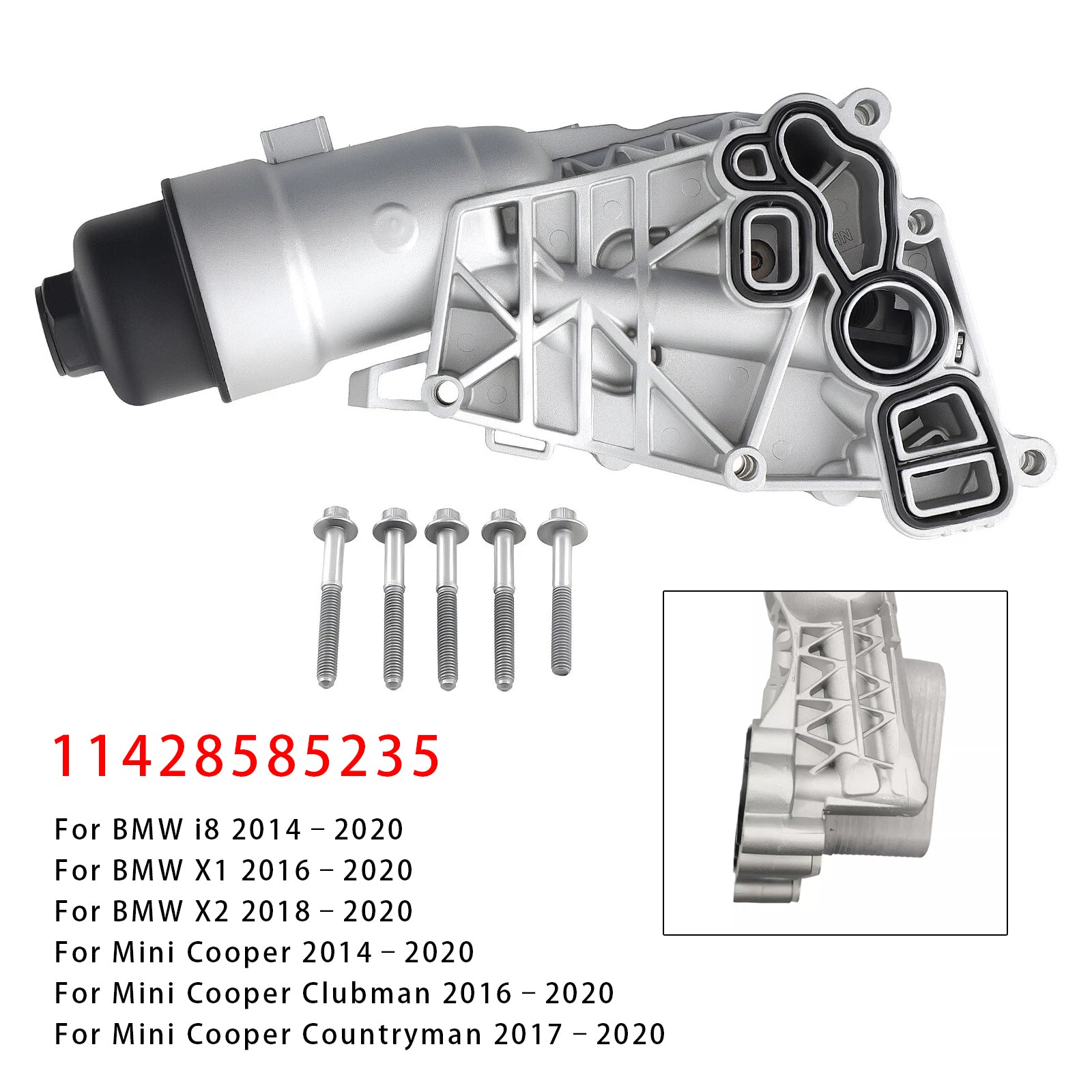 2017?C2020 Mini Cooper Countryman Oil Cooler Filter Housing 11428585235