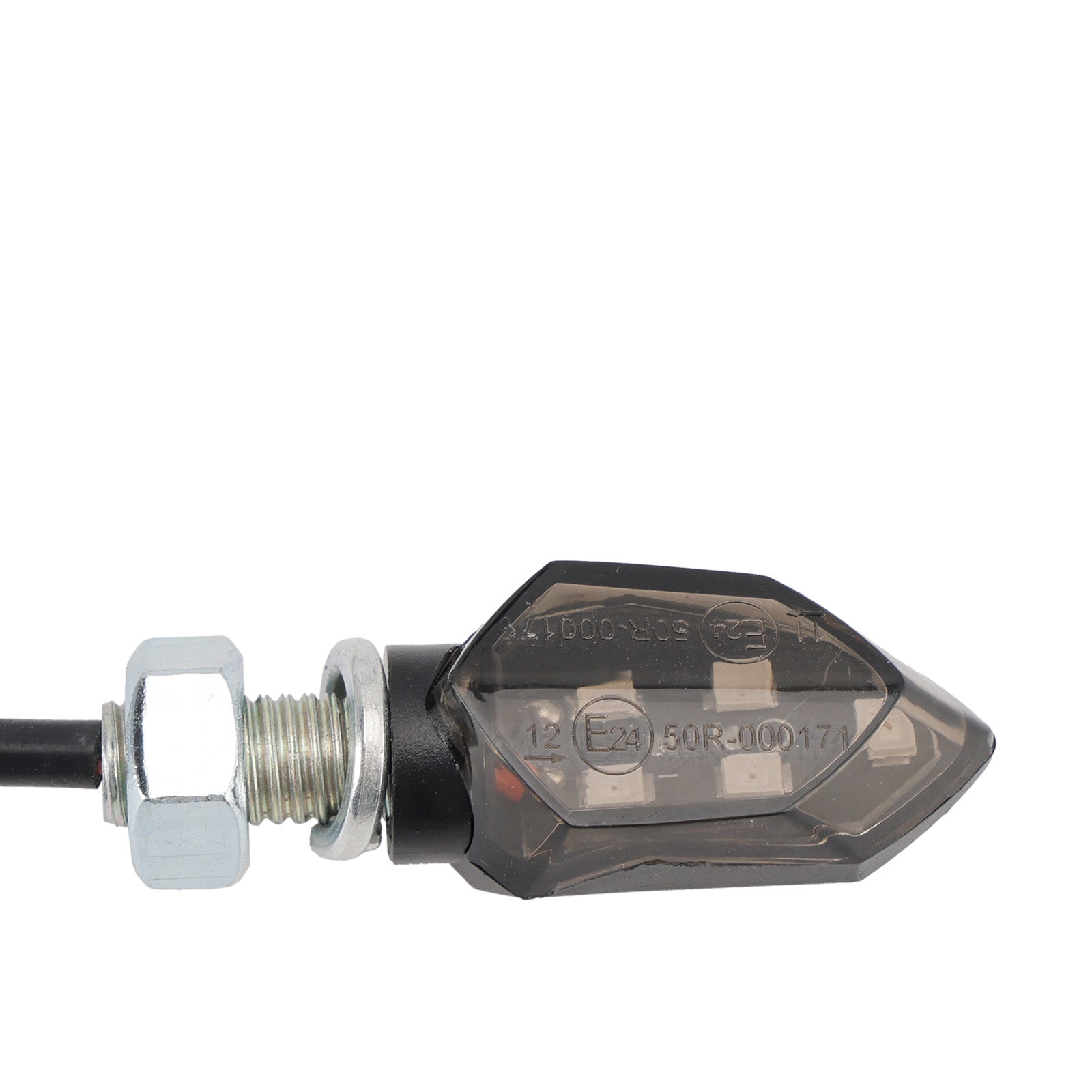 12V LED Turn Signal Indicator Light 8mm Universal Motorcycle For Kawasaki