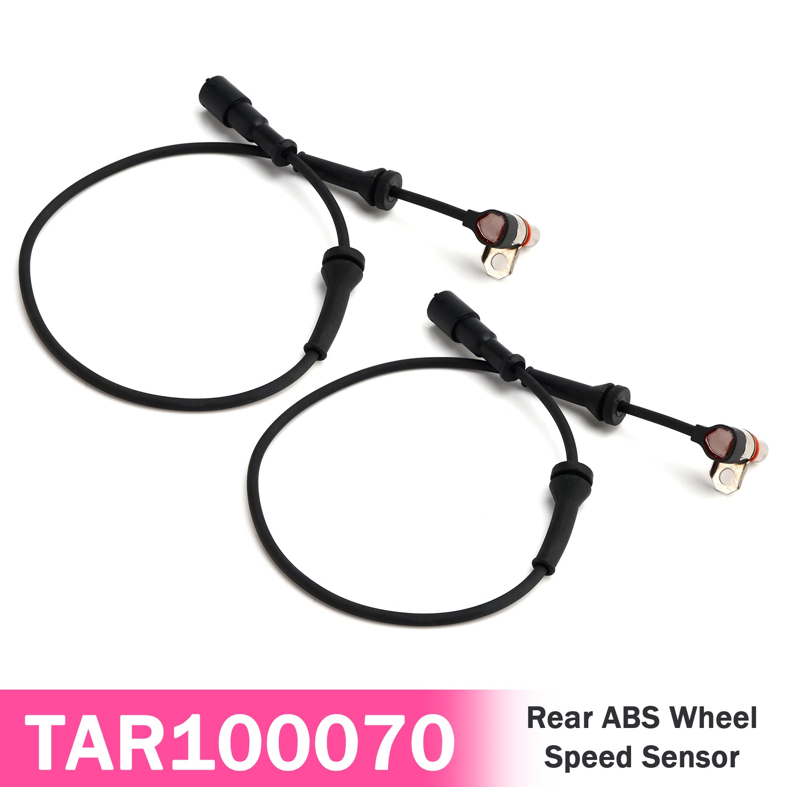 2x Rear ABS Wheel Speed Sensor for Land Rover Discovery 4.0 2.5 TD5 TAR100070