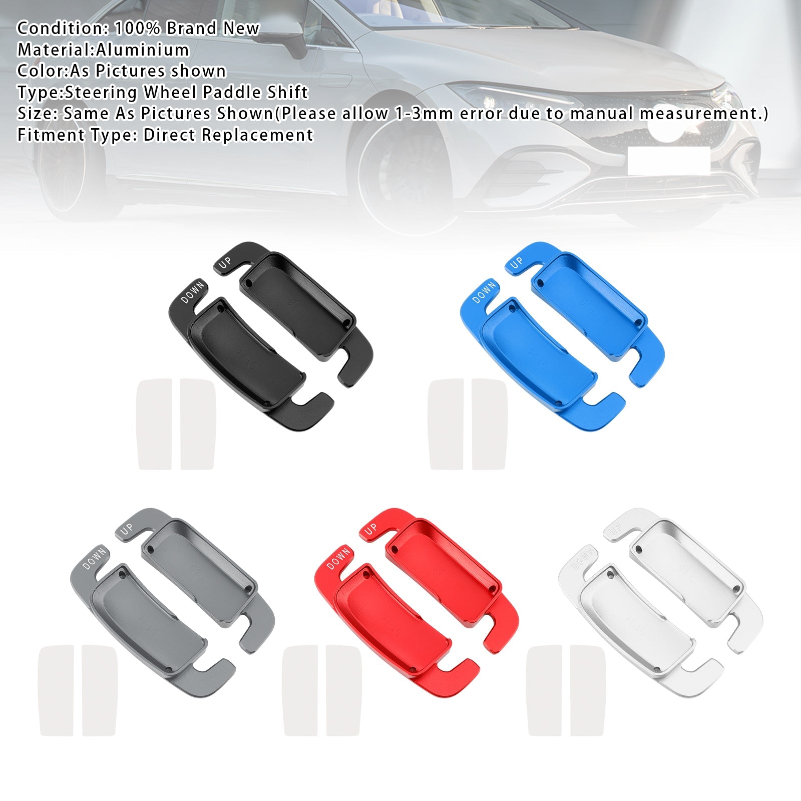 Steering Wheel Paddle Shifter Extension For Benz A C GLE 2022up Aluminium