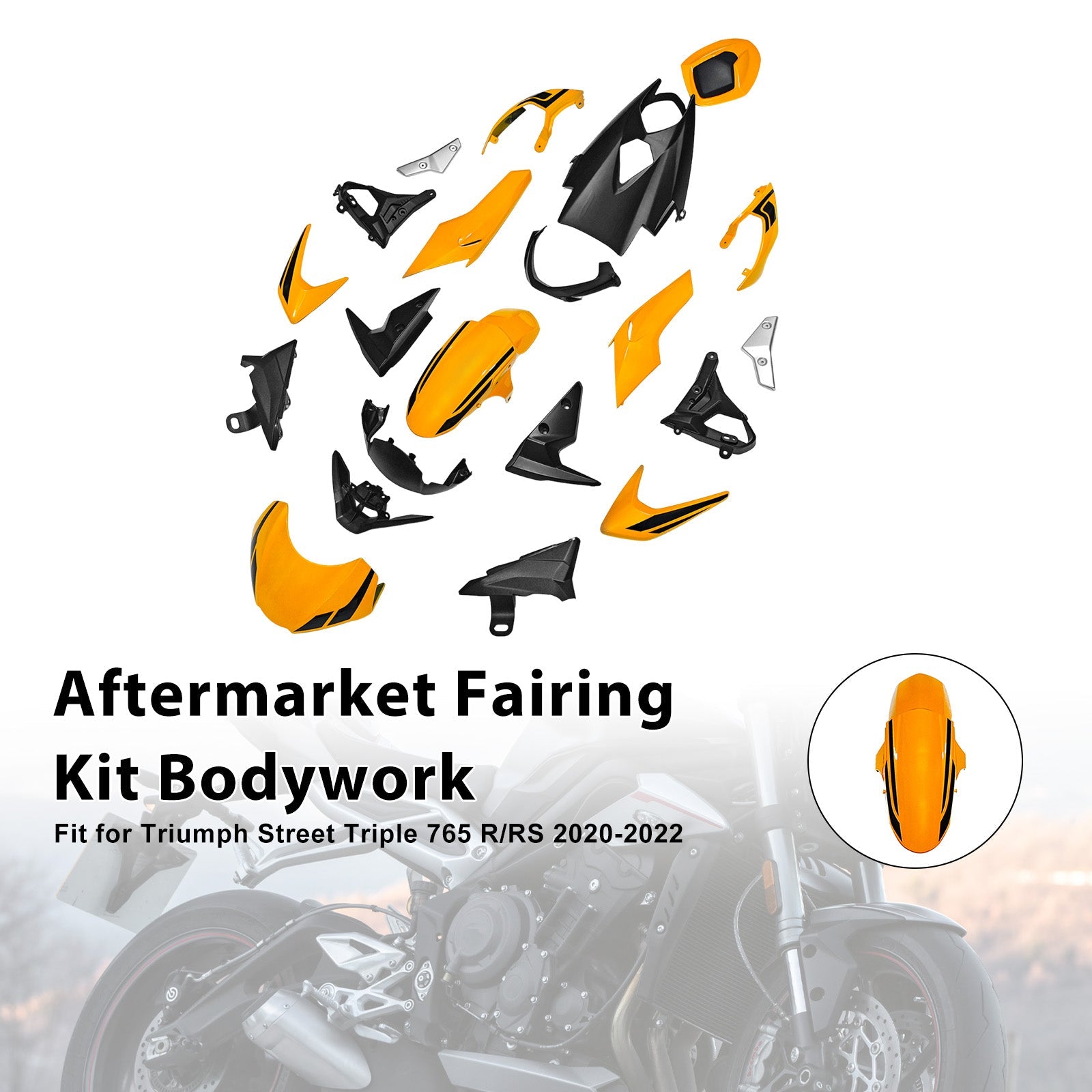 2020-2022 for Street Triple 765 R/RS Injection Bodywork Fairing Kit