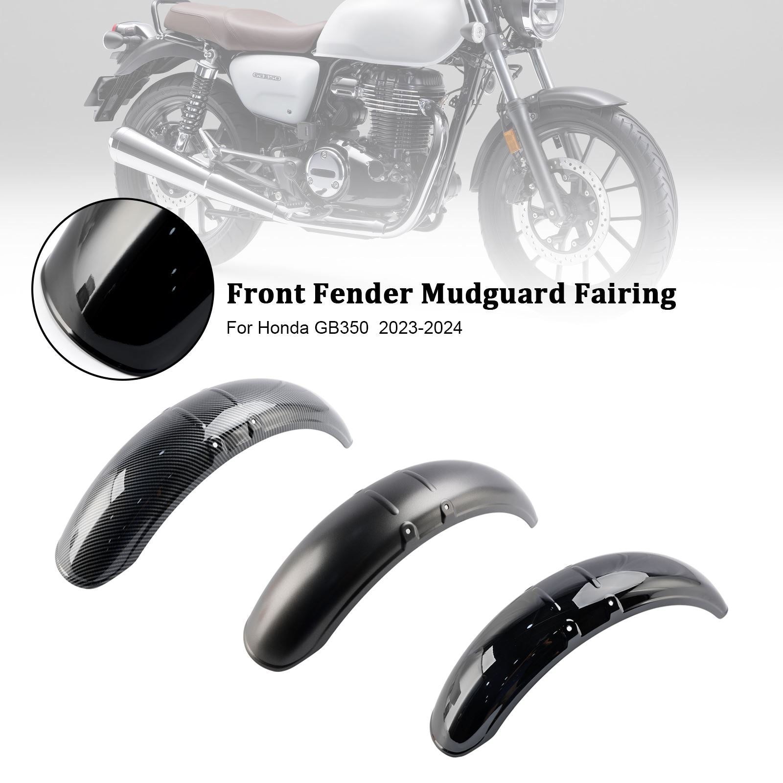 Front Fender Mudguard Fairing For Honda GB350 2023-2024