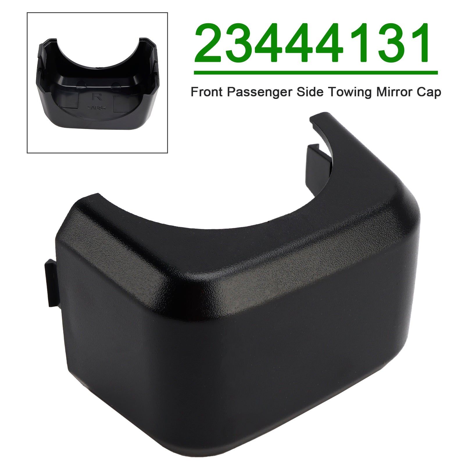 Front Passenger Side Towing Mirror Cap 23444131 for Sierra Silverado 2016-2020