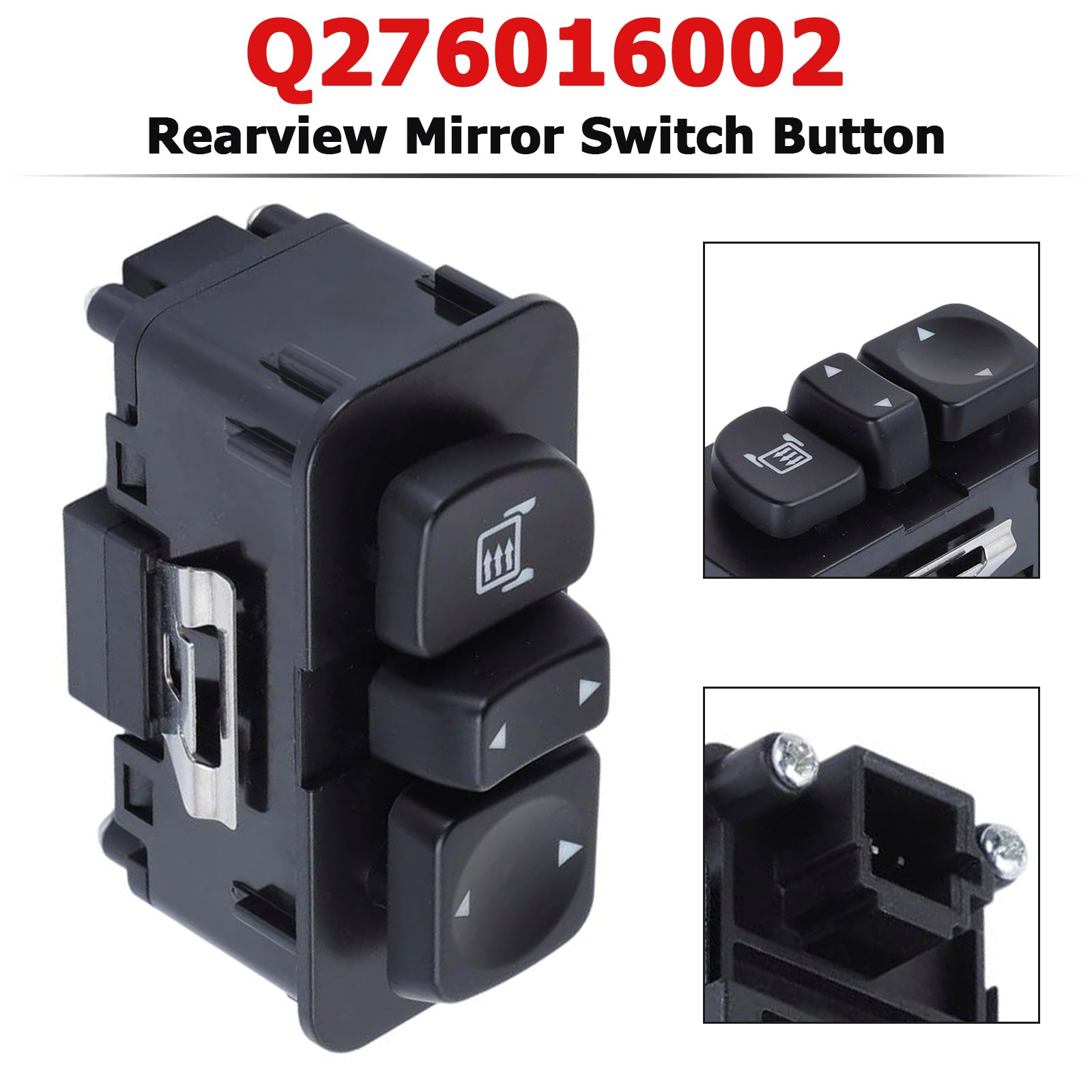 Q276016002 Rearview Mirror Switch Button for Peterbilt Window Control Accessory