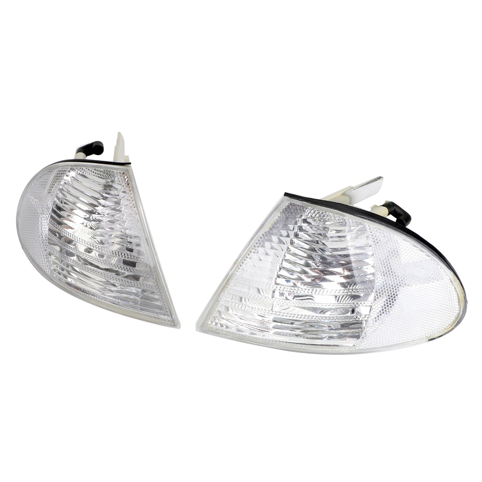 1998-2001 BMW 3 Series E46 Sedan Pair White Corner Side Light 63136902766