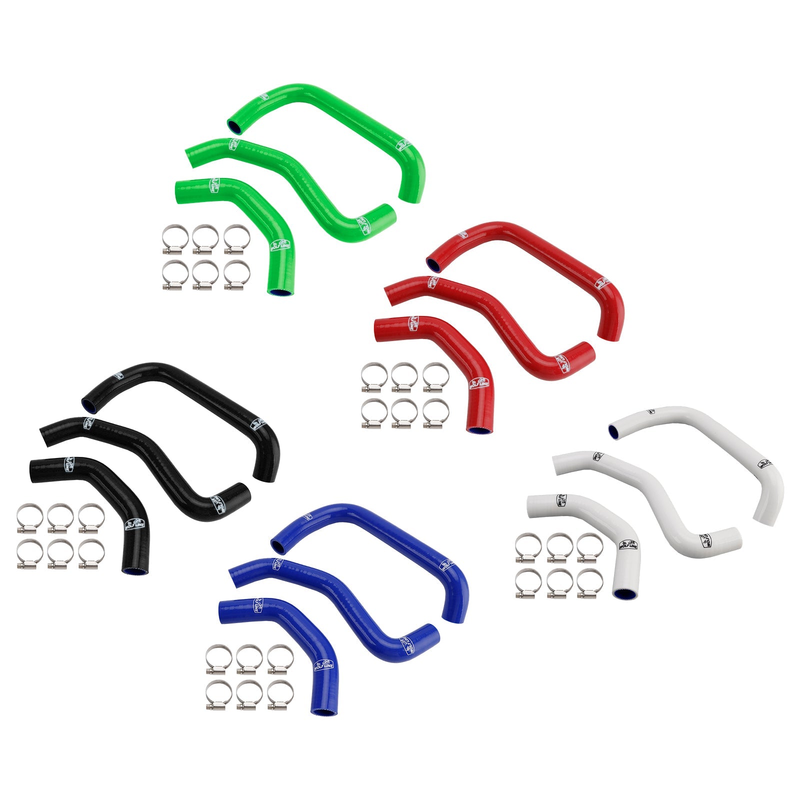 2021-2025 Kawasaki ZX10R ZX-10RR Silicone Radiator coolant Hose