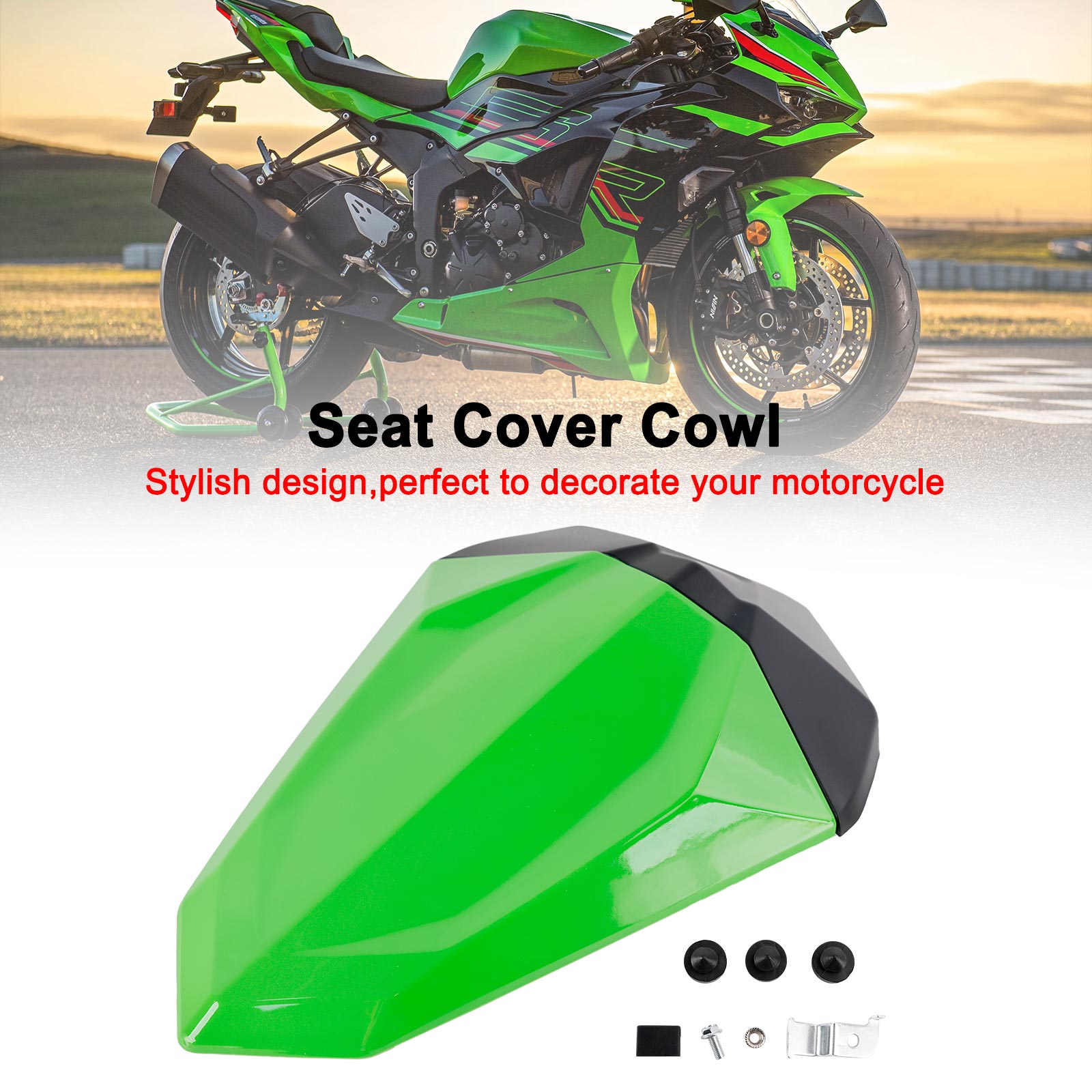2024-2025 Kawasaki Ninja 500 EX500R Z500 Tail Rear Seat Fairing Cowl