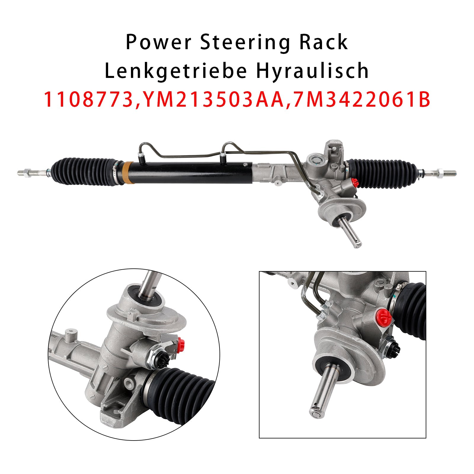 2005/11-2010/03 VW Sharan 7M6, 7M8, 7M9 2.0L Diesel Power Steering Rack 7M3422061B 1108773