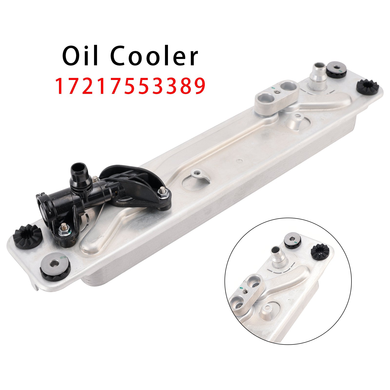 2010 For BMW X5 xDrive48i E70 V8 4.8L Auto Trans Transmission Oil Cooler w/ Thermostat 17 21 7 647 315
