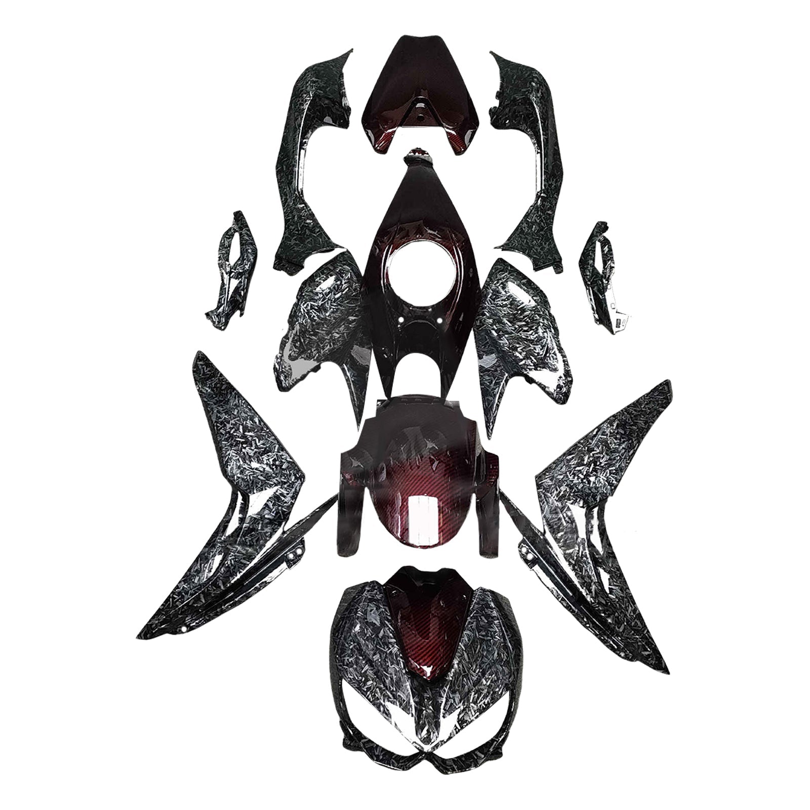 Injection Fairing Kit Bodywork Plastic ABS fit For Kawasaki Z1000 2014-2017