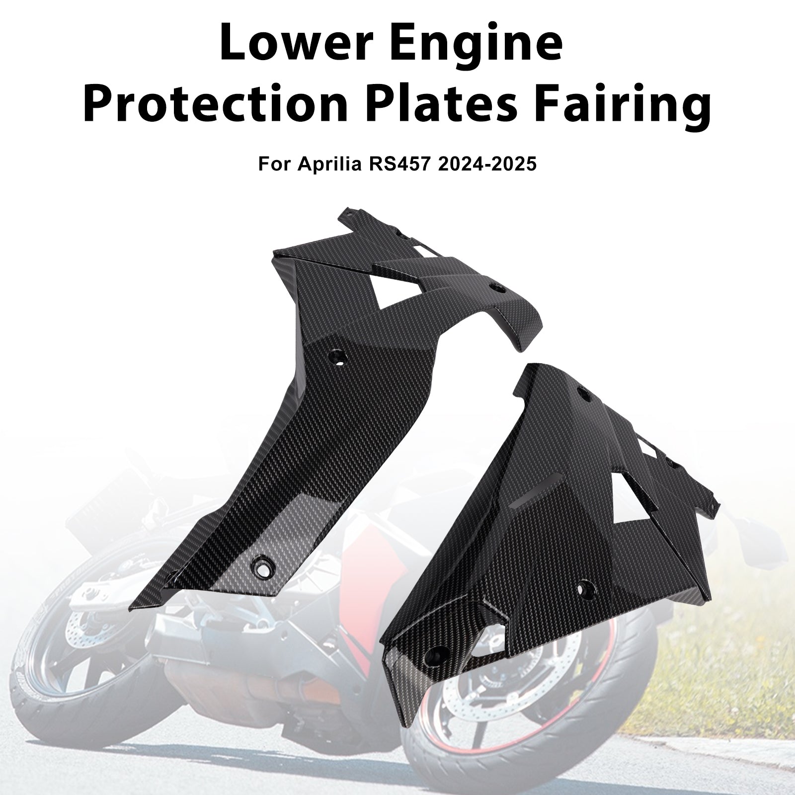 2024-2025 Aprilia RS457 RS 457 Engine Lower Belly Pan Panels Guard Fairing