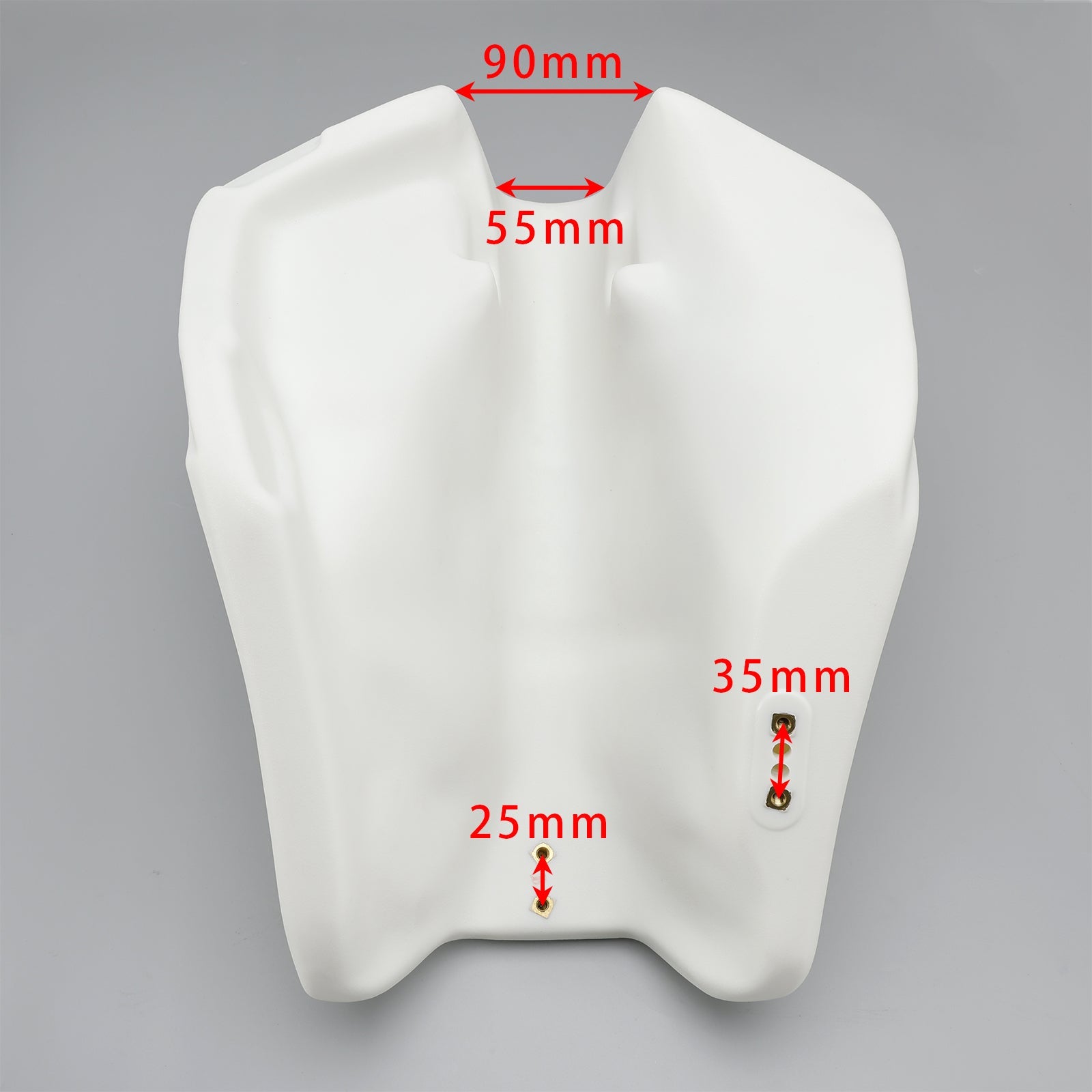 가와사키 KLR250 KLR 250 1985-2005 대형 3.2 갤런 연료 가스 탱크 화이트