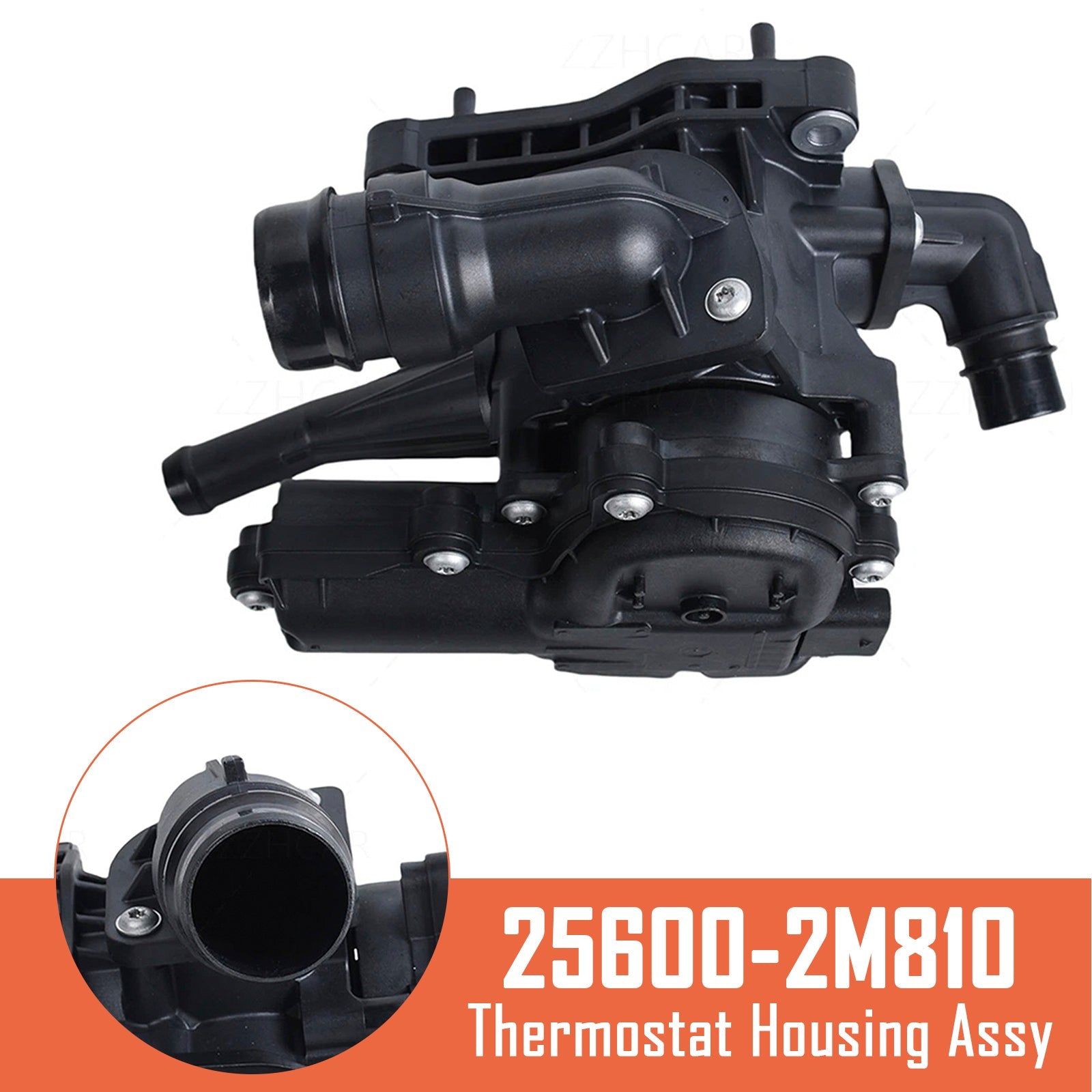 2020-2023 For Hyundai Sonata Limited, Sel Plus 1.6L L4 - Gas Thermostat Housing Assy 25600-2M810