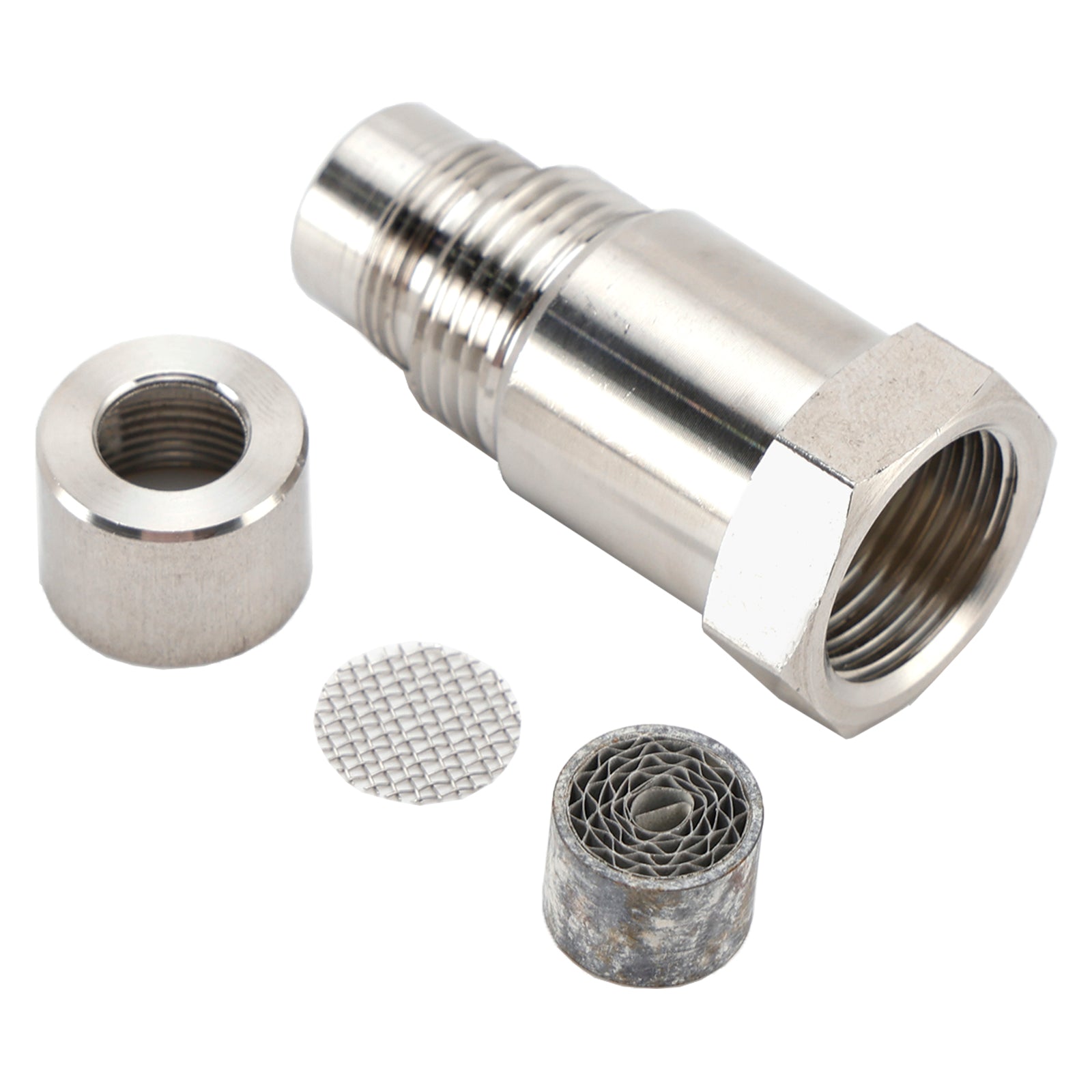 M18*1.5 O2 Sensor CEL Check Engine Light Spacer W/Catalytic Converter Filter element