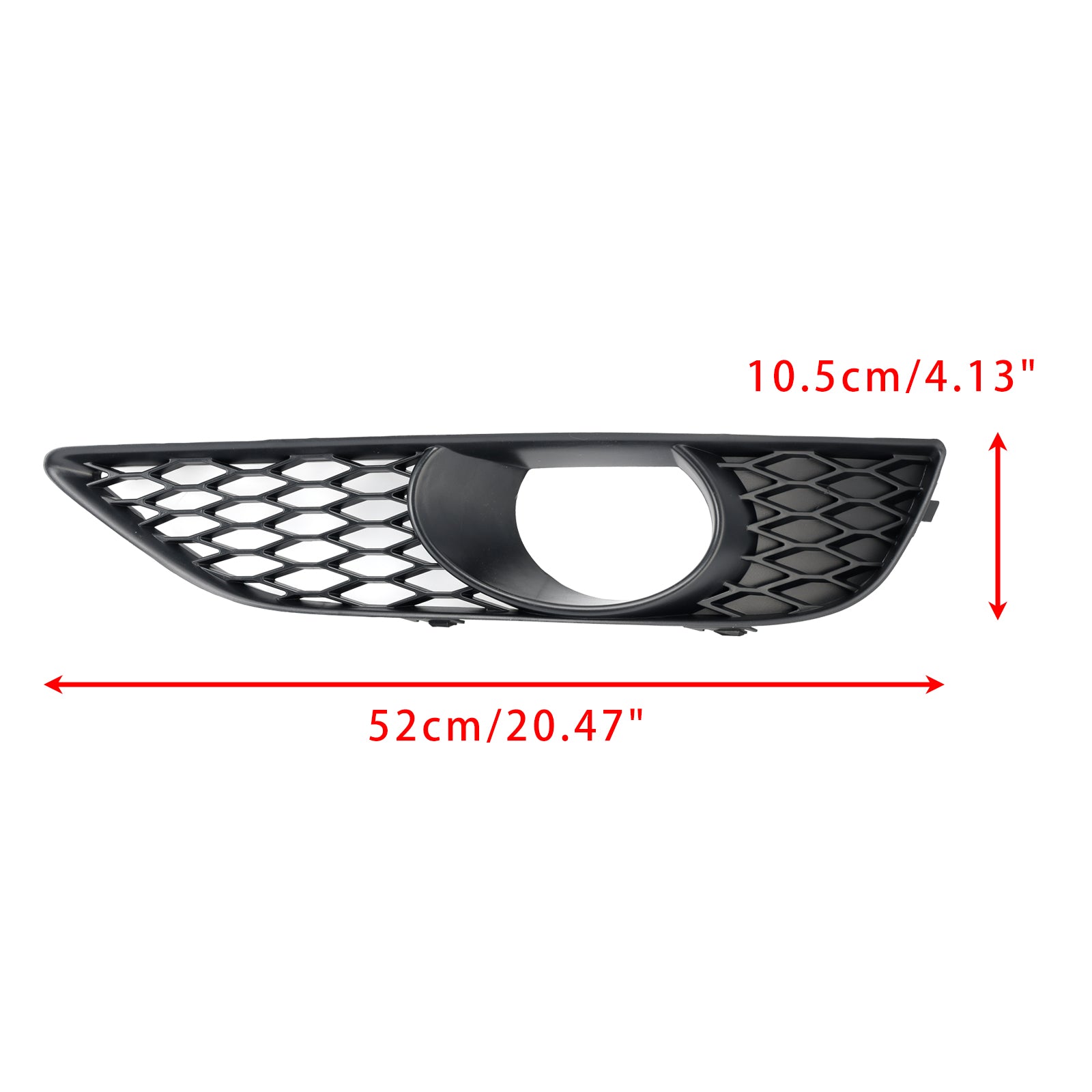 2010-2015 Audi Q7 Sportback 2PCS Front Bumper Fog Light Grill Lamp Cover