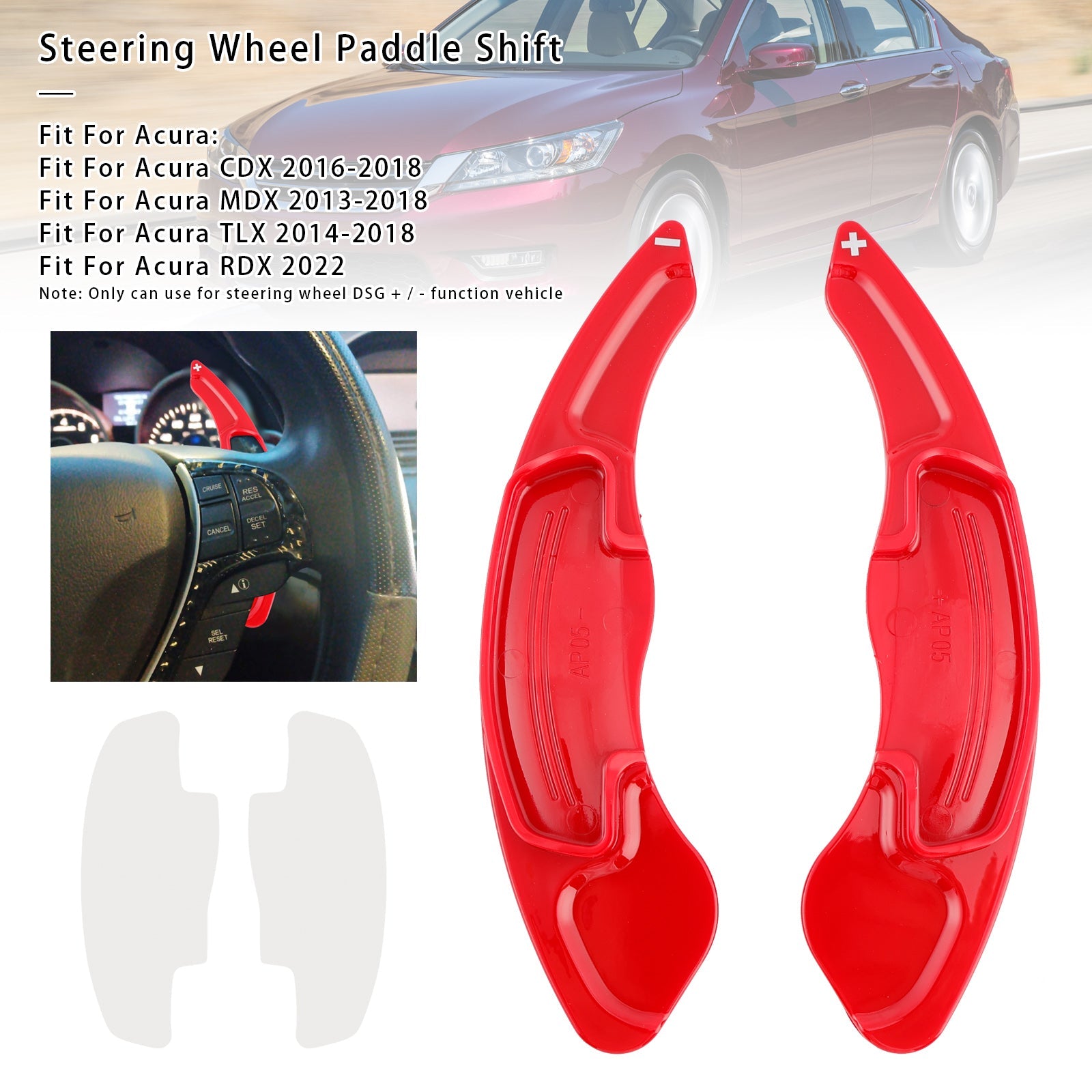 Steering Wheel Paddle Shifter For Acura RDX MDX CDX TLX 13-18