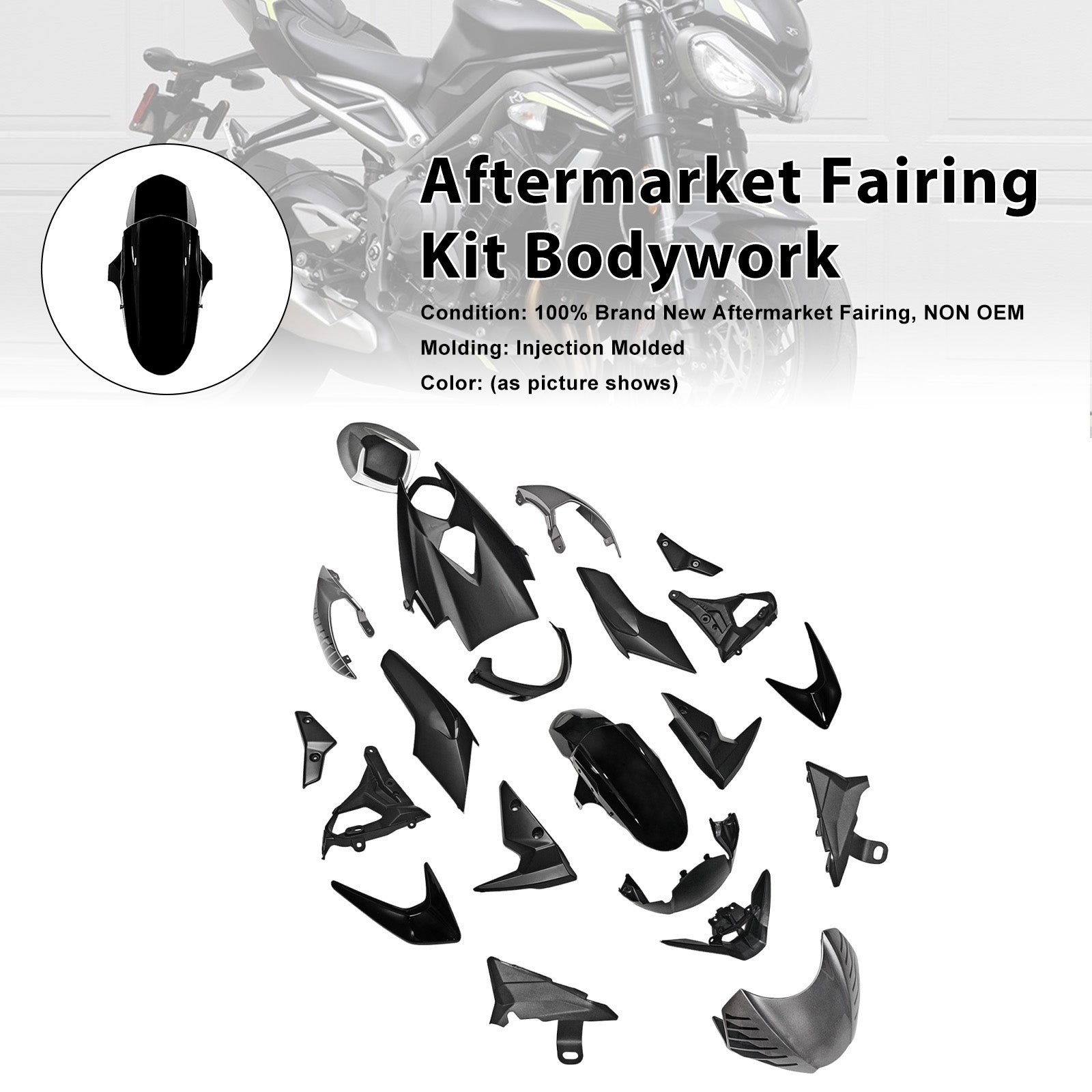 2020-2022 for Street Triple 765 R/RS Injection Bodywork Fairing Kit