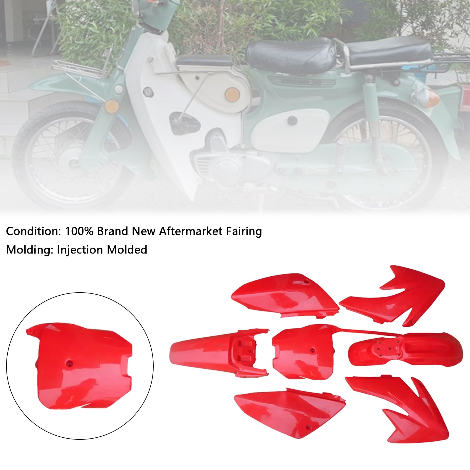 HONDA CRF70 DIRT BIKE Body Plastic Kit Fender Fairing