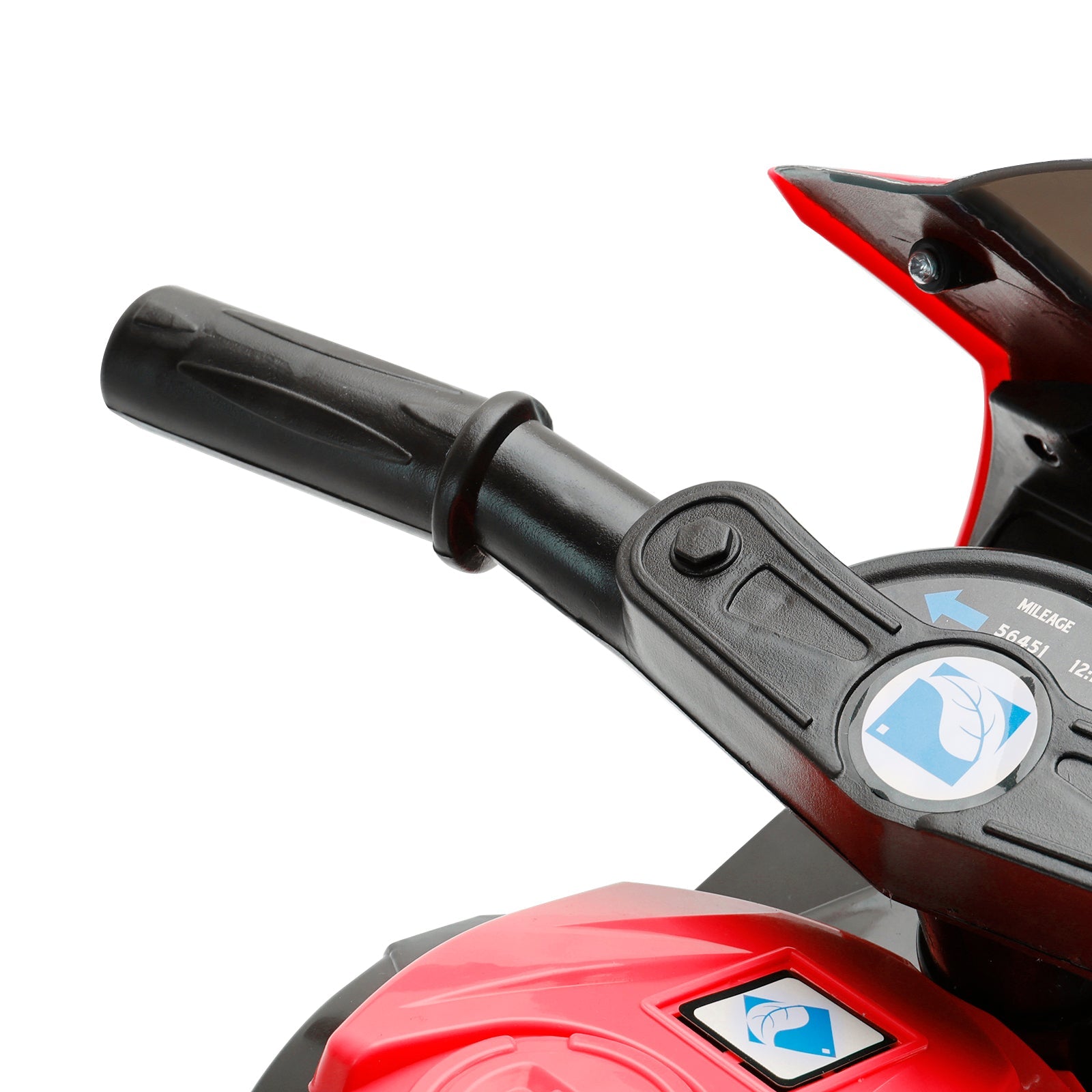 3Wheel 6V Kid Ride On Motorcycle Electric Toy With Remote Control LED Light Red